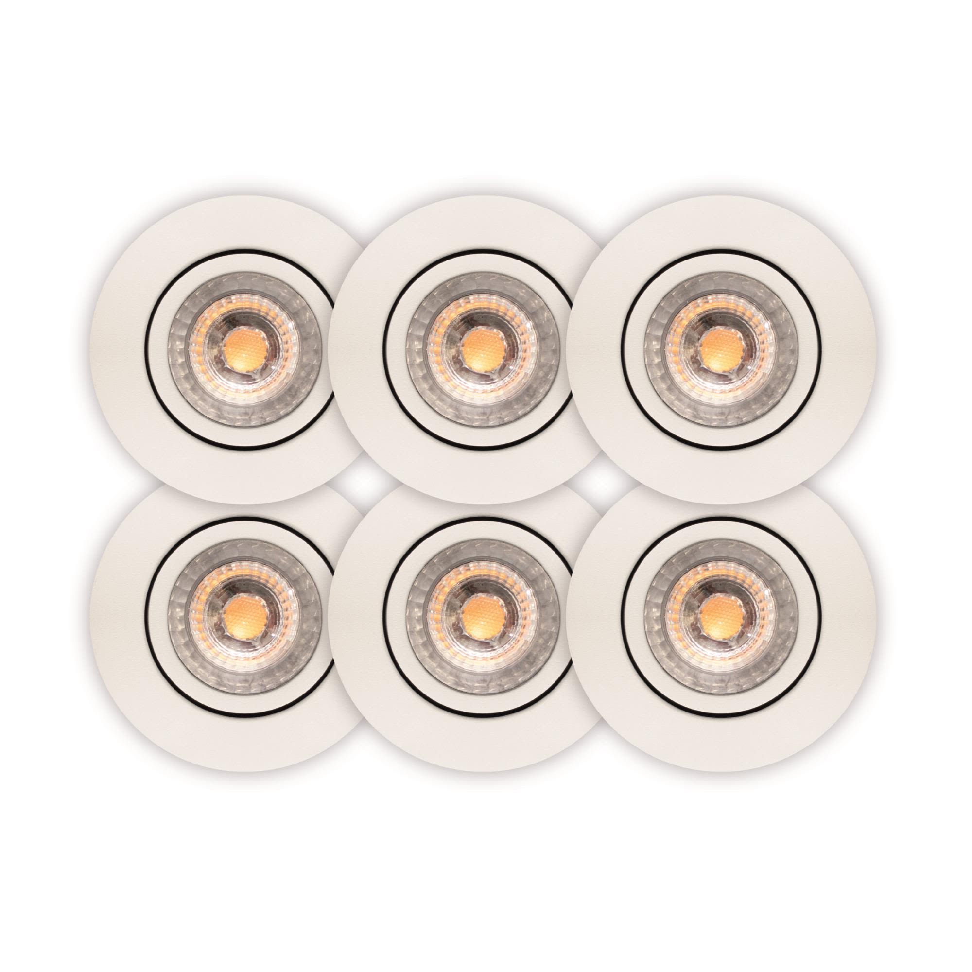 Scan Products Luna Low Profile 2.0 Downlight 2,7K, 6-pack 2,7K