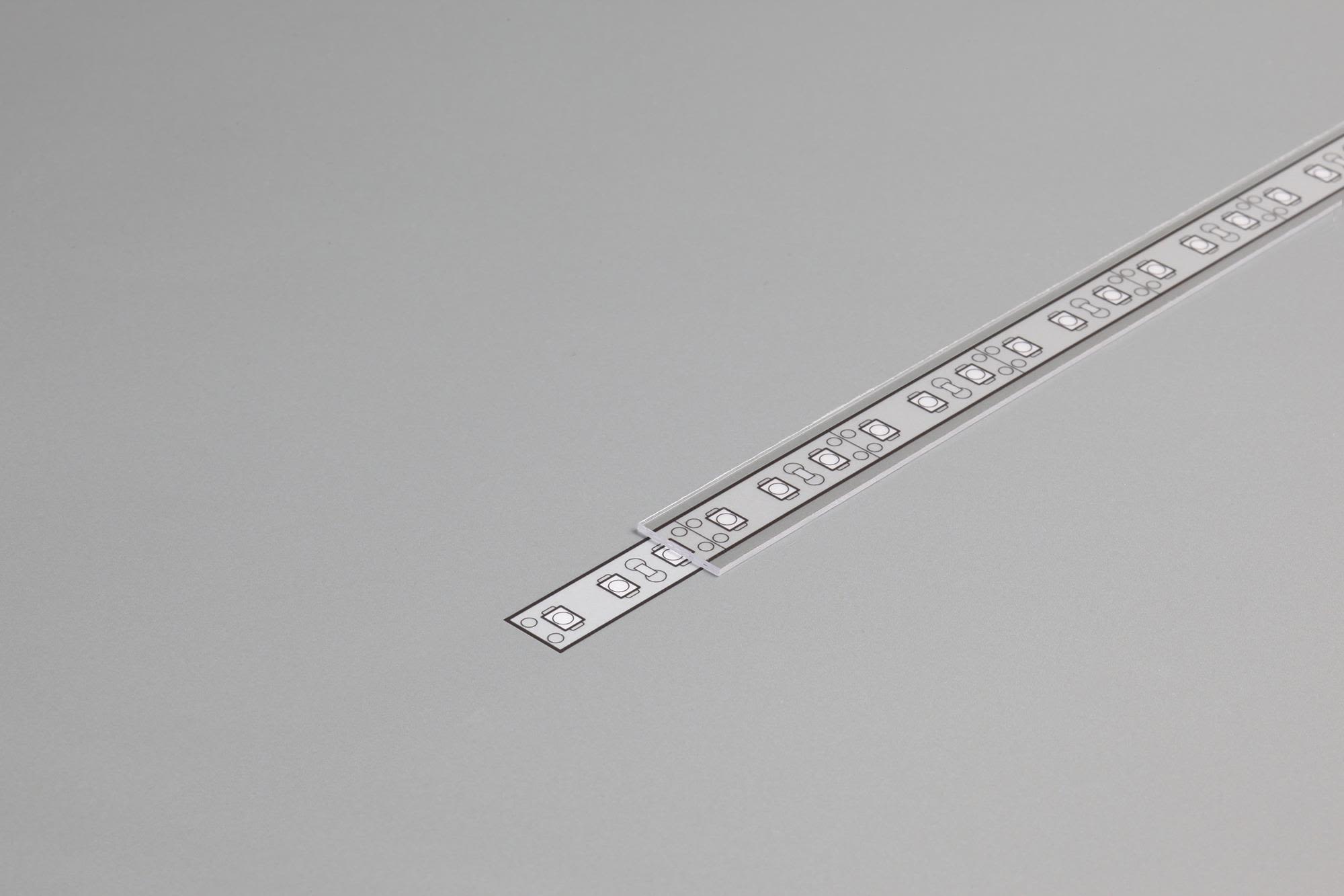 Bellalite 70000116 Täcklock till Aluminiumprofil Begton12, Begtin12 Transparent