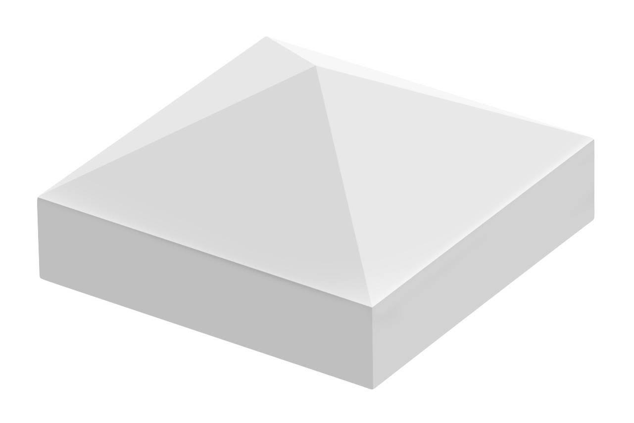 Jabo Arnö 26036 Stolplock pyramidform, vitt 175x175 mm