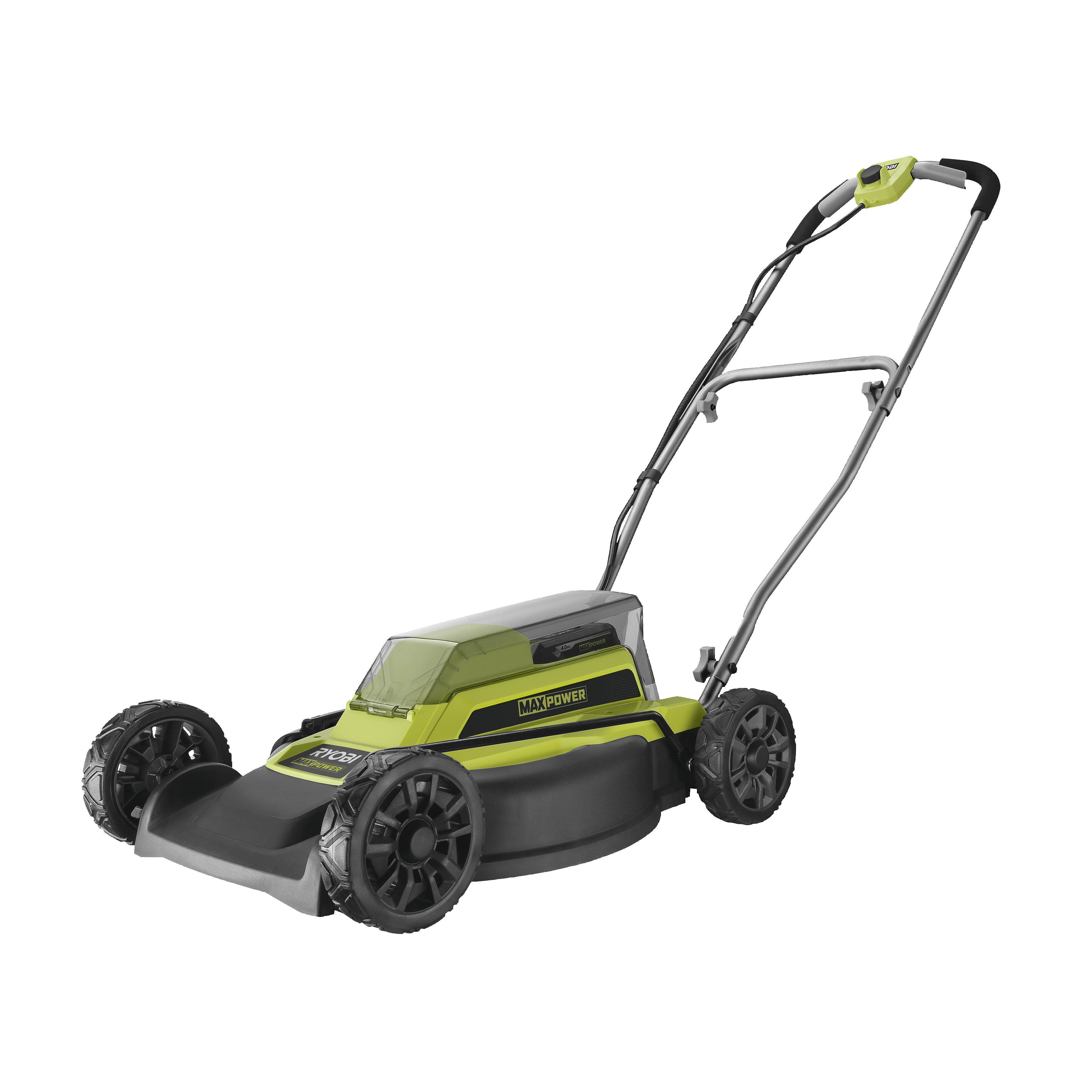 Ryobi MAX POWER RY36LMM46A-140 Gräsklippare med batteri och laddare