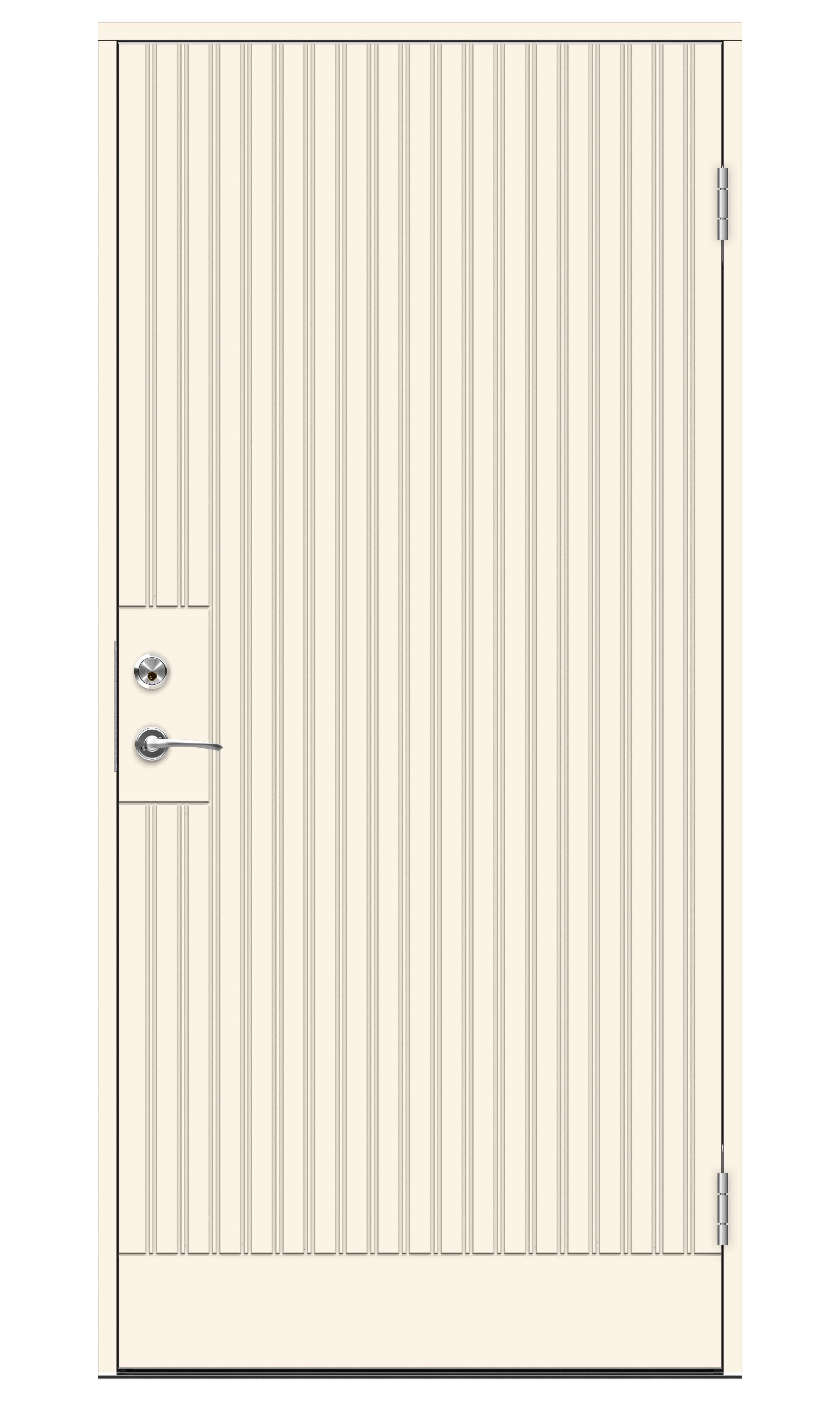 Swedoor Atlantic Ytterdörr vit (S 0502-Y) 1980x888 mm