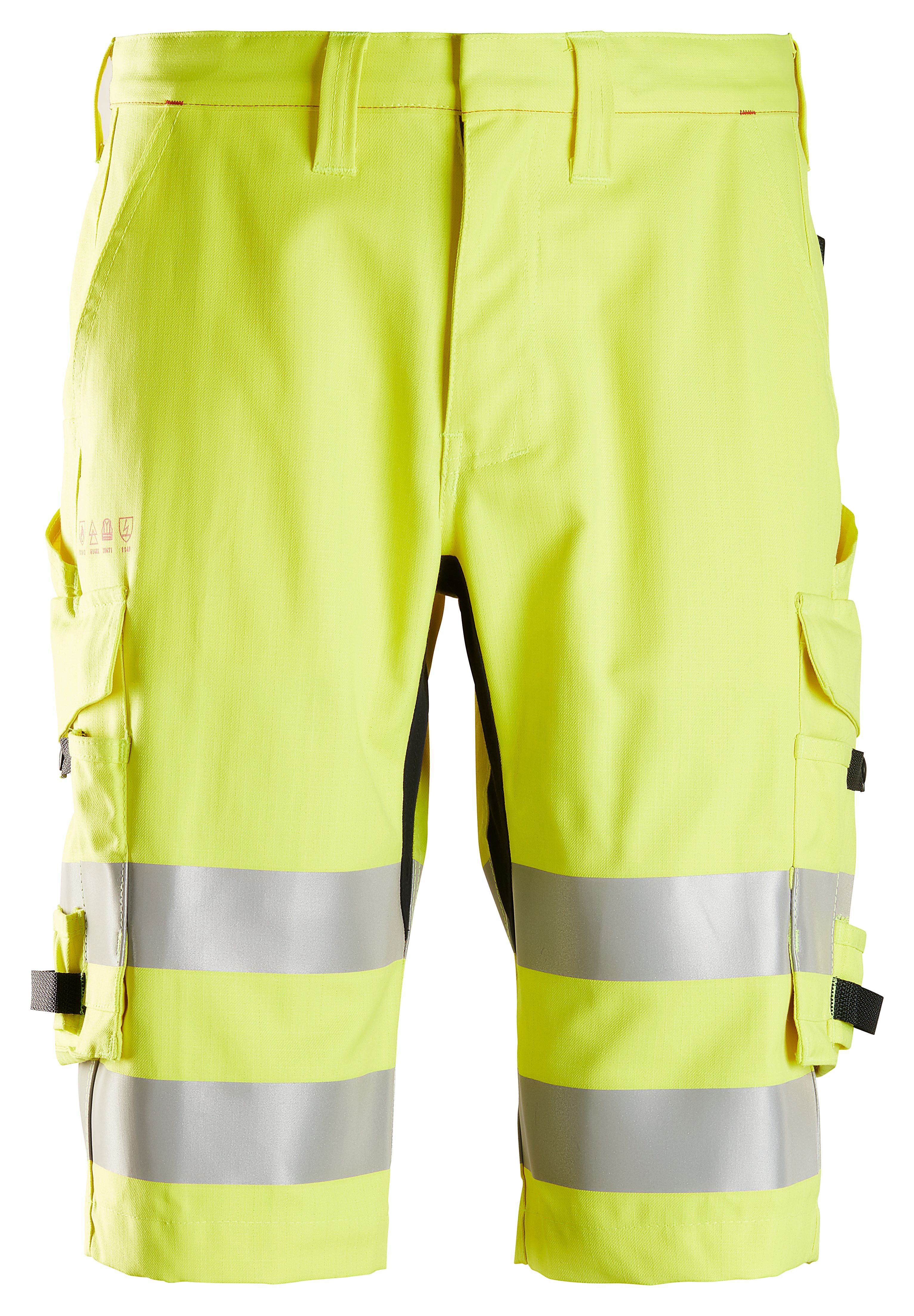 Snickers Workwear 6160-6600 Shorts varsel, gul 50