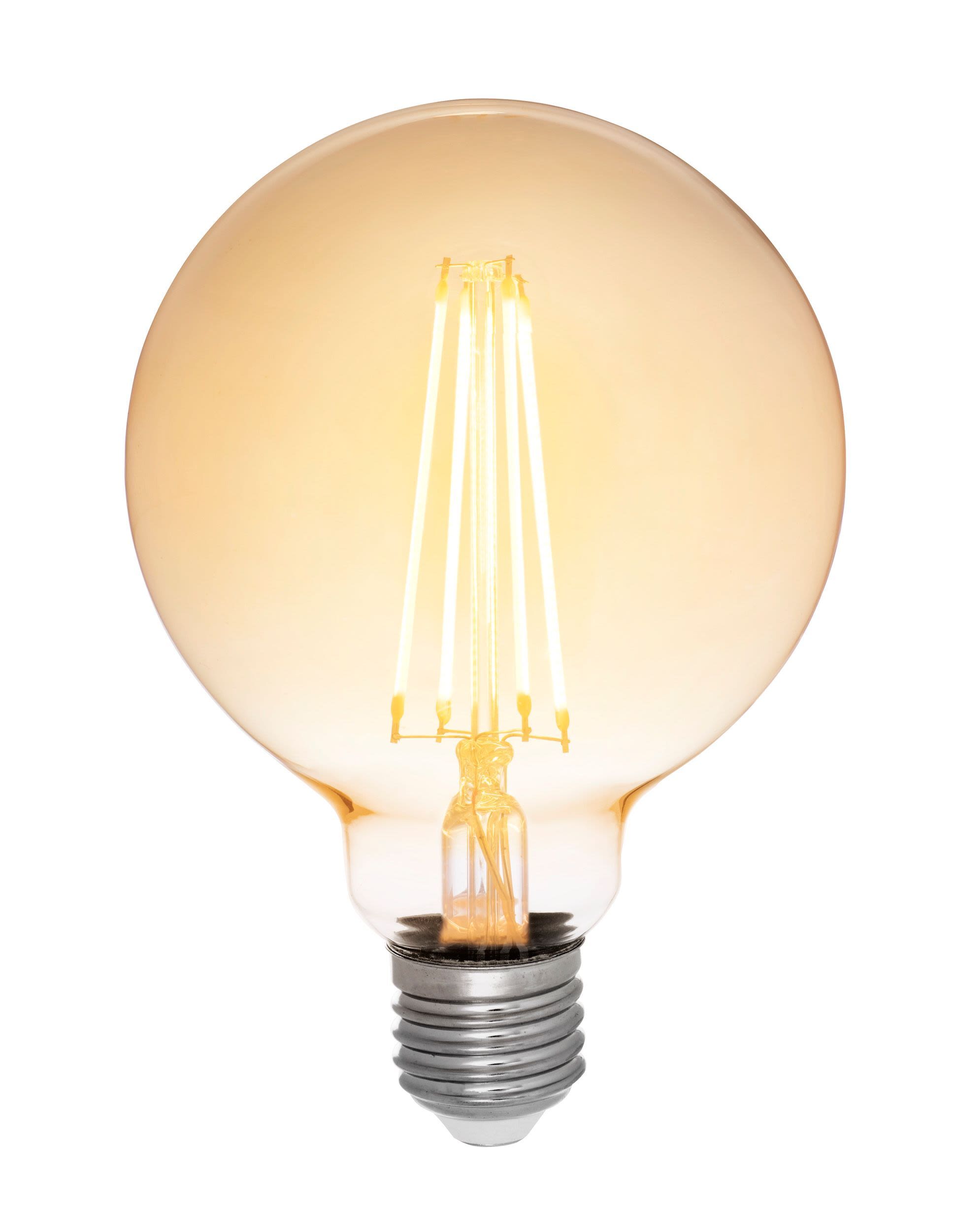 Airam Amber LED-lampa 4,5 W, E27, dimbar