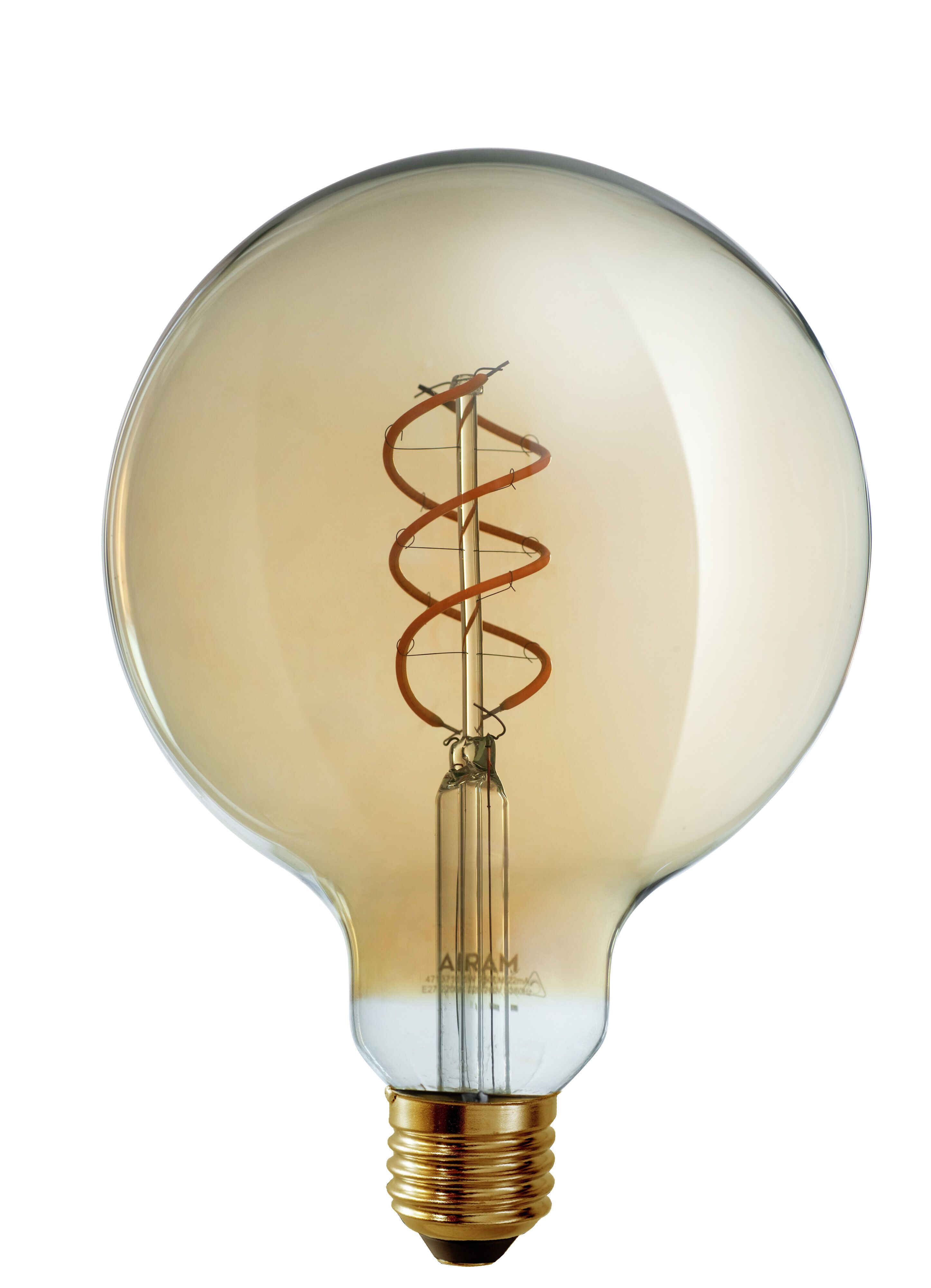 Airam Amber LED-lampa 4,9 W, E27, dimbar