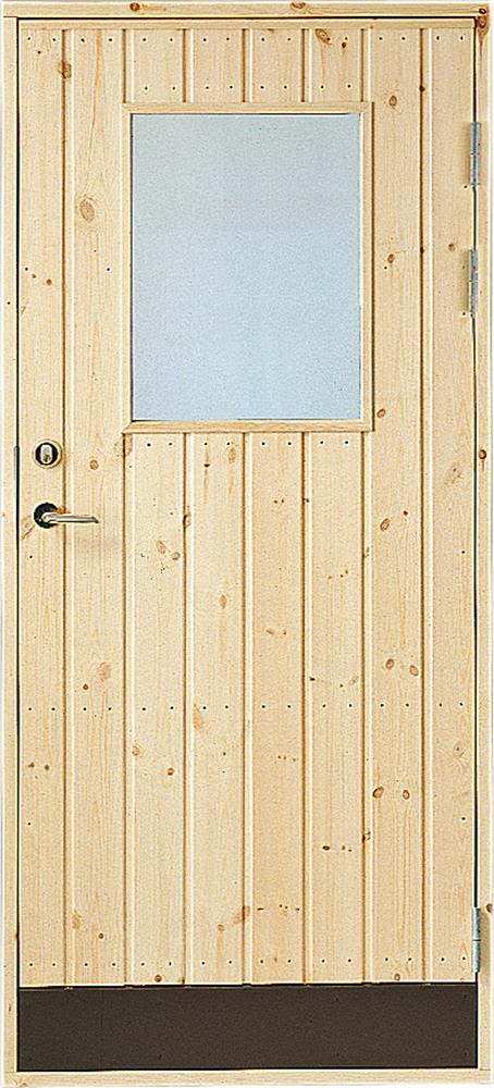 Jabo 25526 Varmförrådsdörr med fönster 8x19