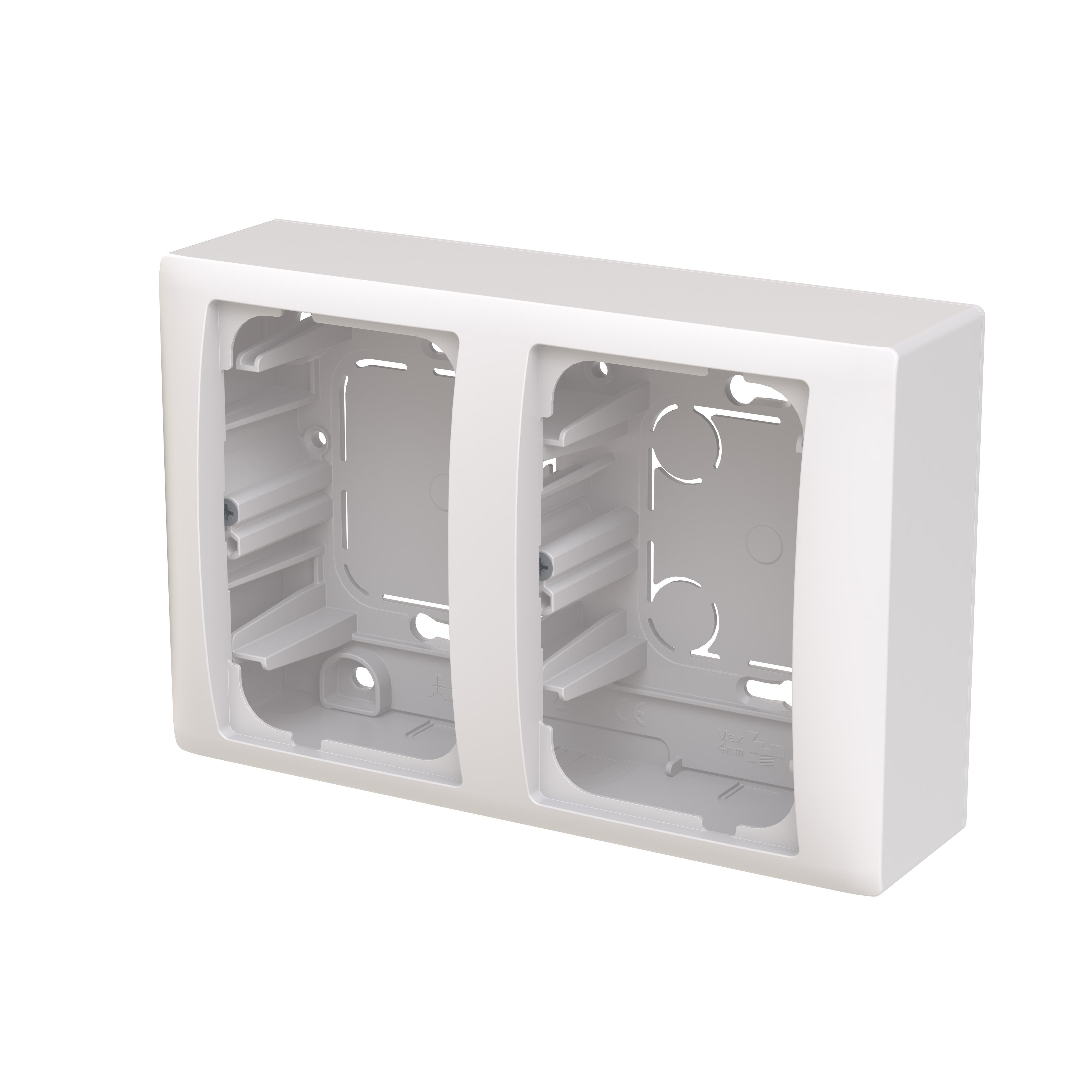 ABB Saga 1722S100H48-916 Förhöjningsram 1 fack, 85 mm bredd