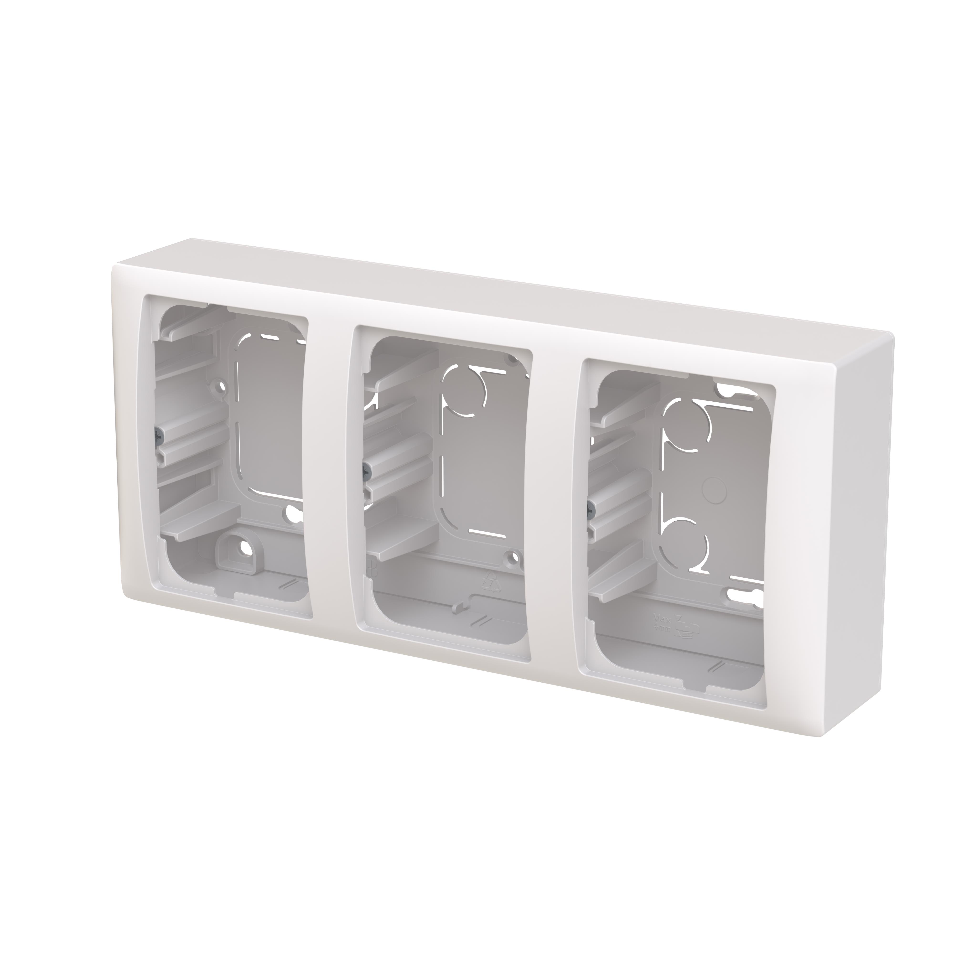 ABB Saga 1723S100H48-916 Förhöjningsram 1 fack, 85 mm bredd