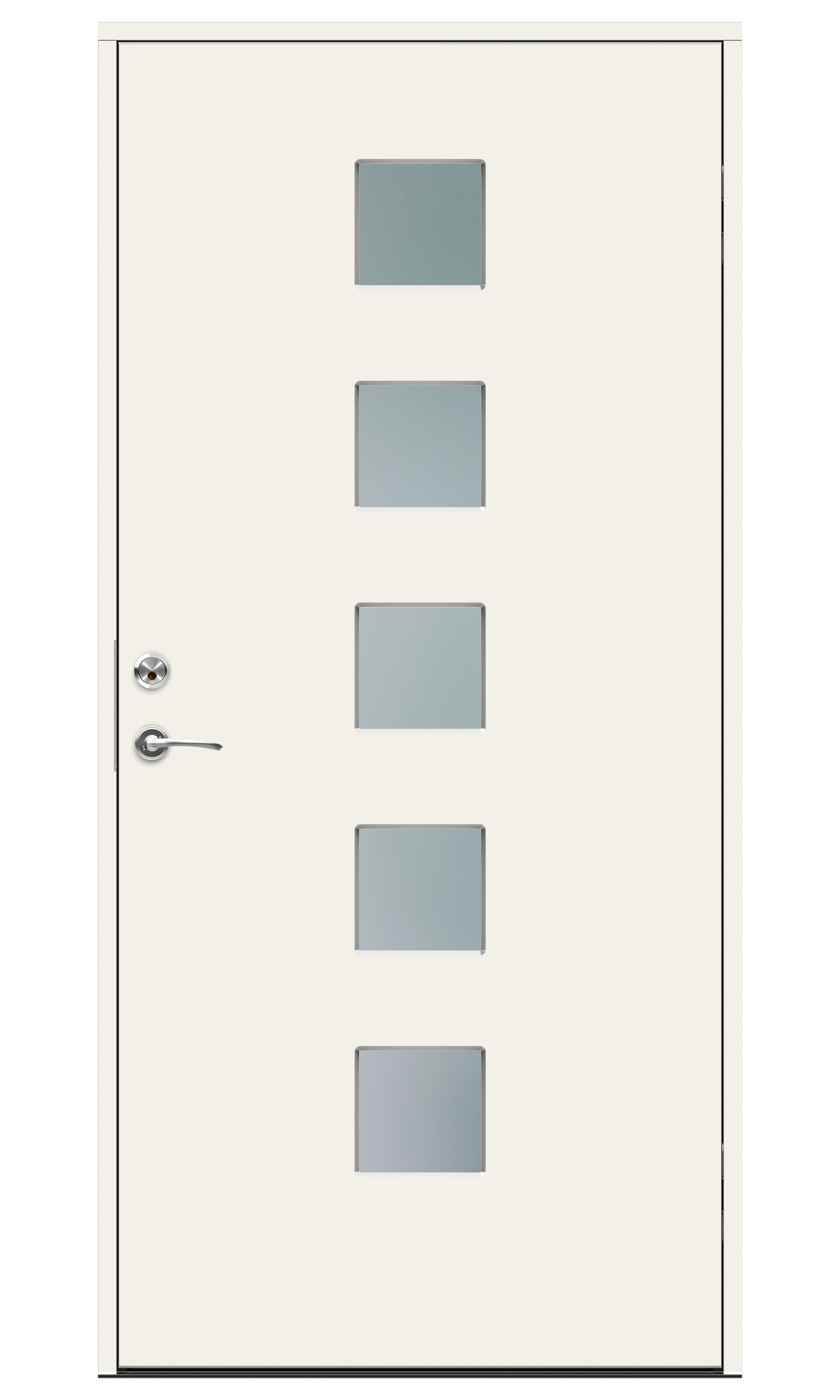 Swedoor Dice Ytterdörr vit (S 0502-Y) 2080x888 mm