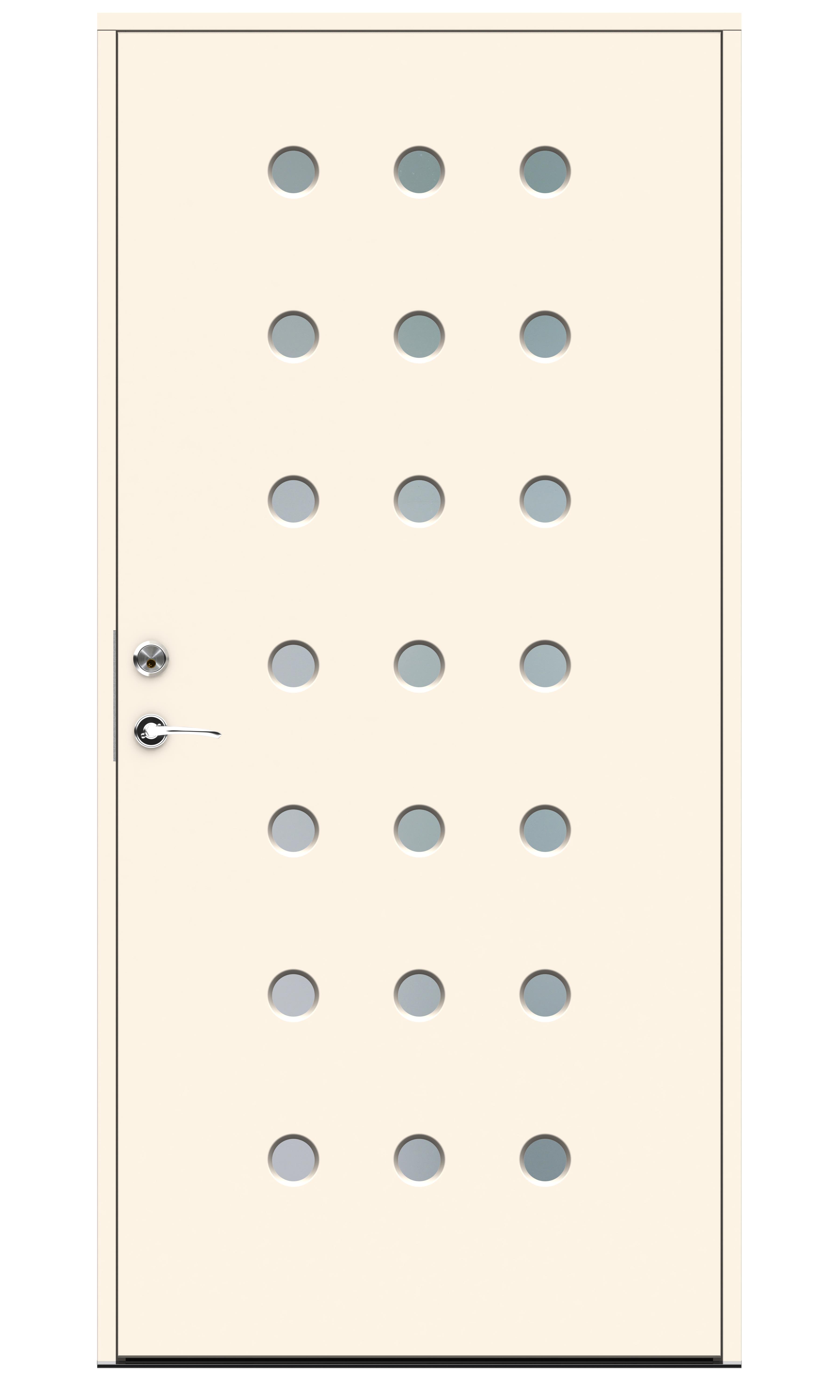 Swedoor Domino Ytterdörr vit (S 0502-Y) 2080x988 mm