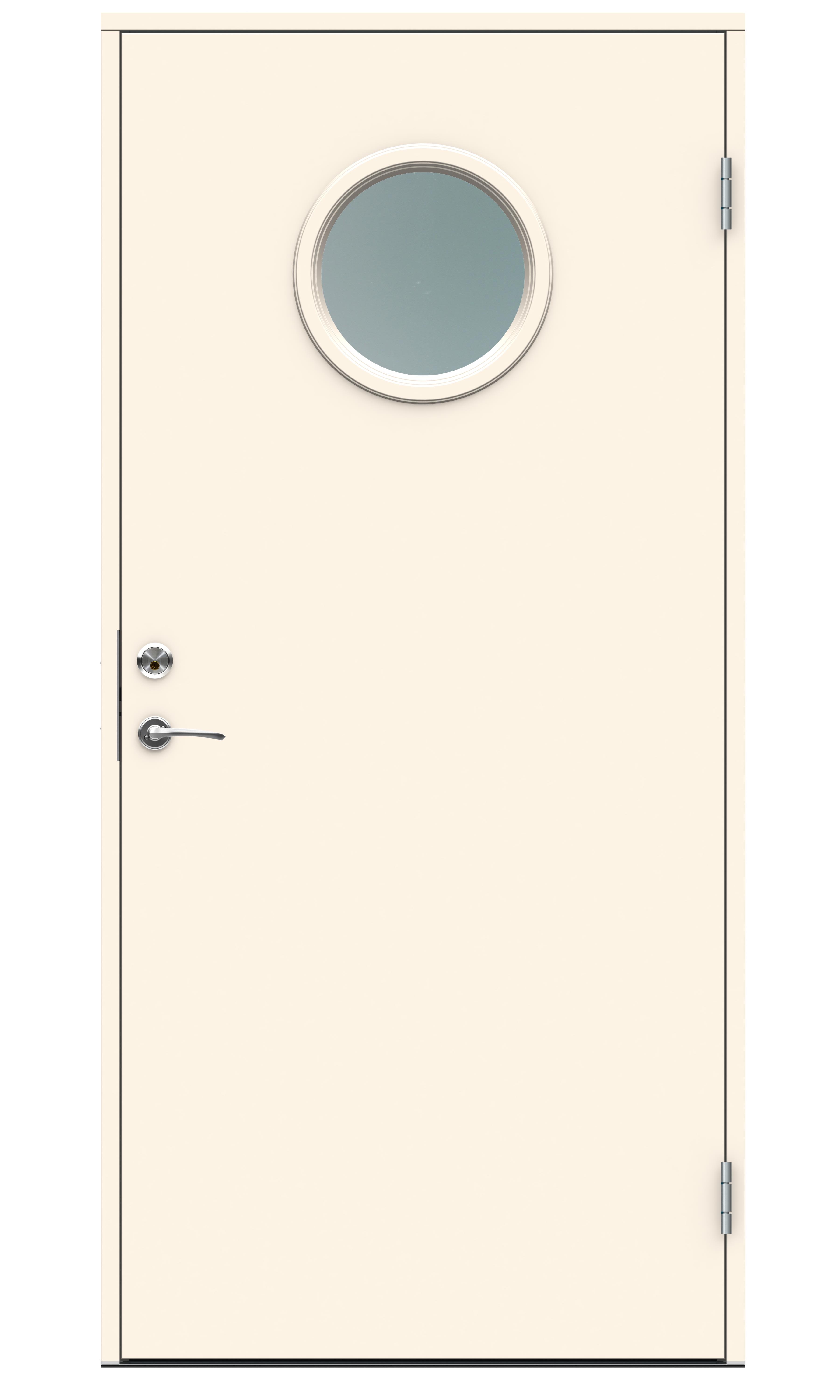 Swedoor Indus Ytterdörr vit (S 0502-Y) 2080x888 mm