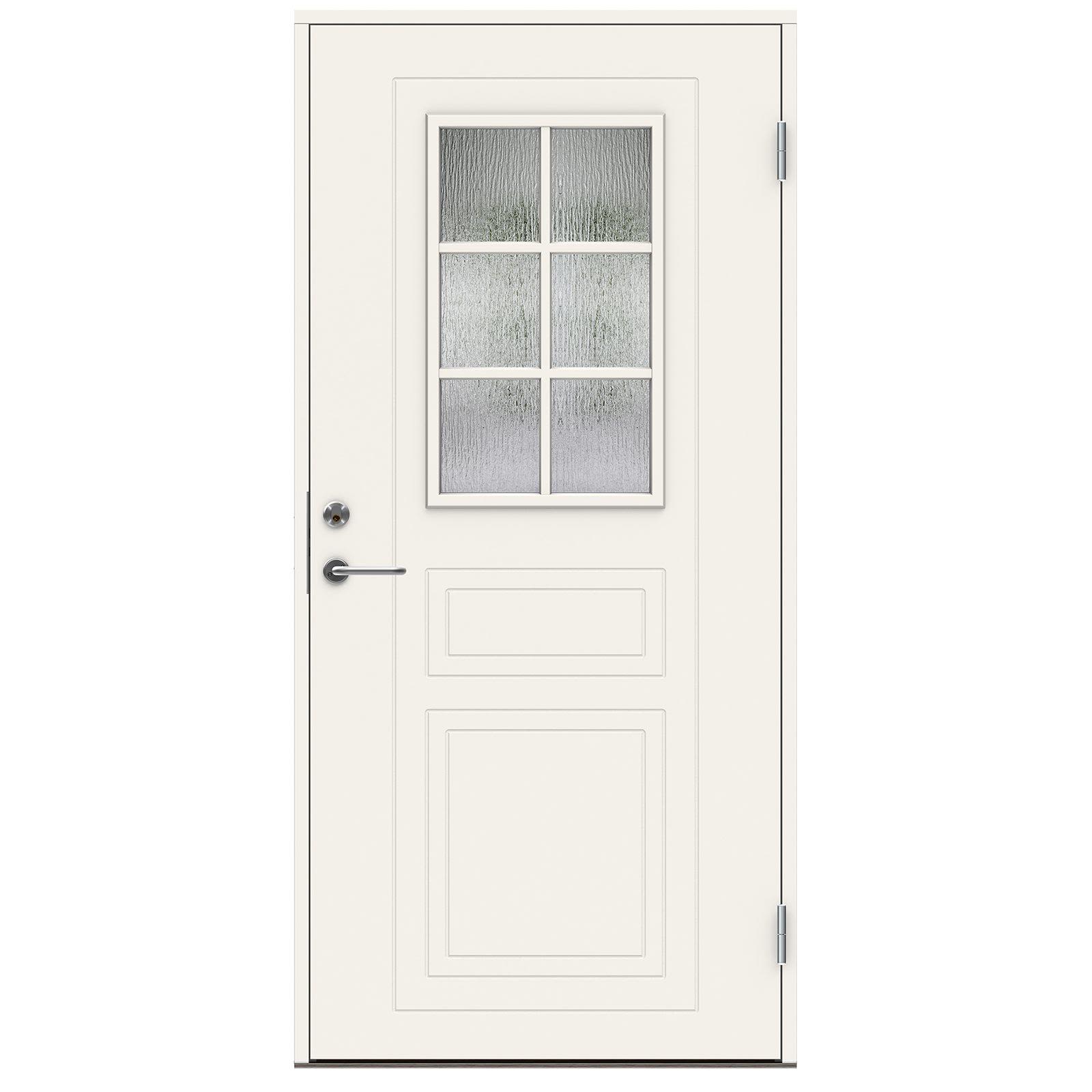 Swedoor P-710 Ytterdörr vit (S 0502-Y) 2080x888 mm