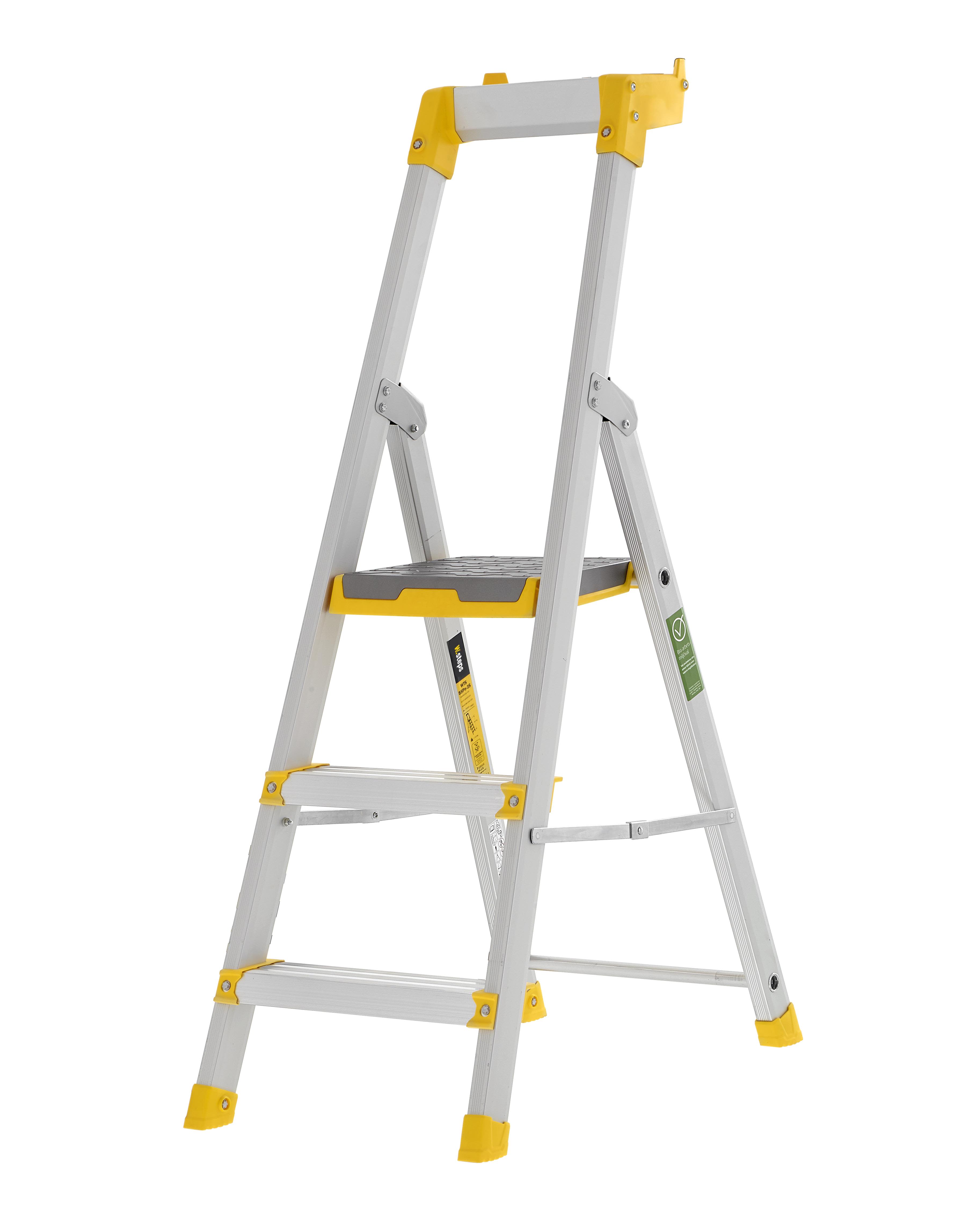 W.steps 55P Trappstege med certifierat aluminium 3-steg