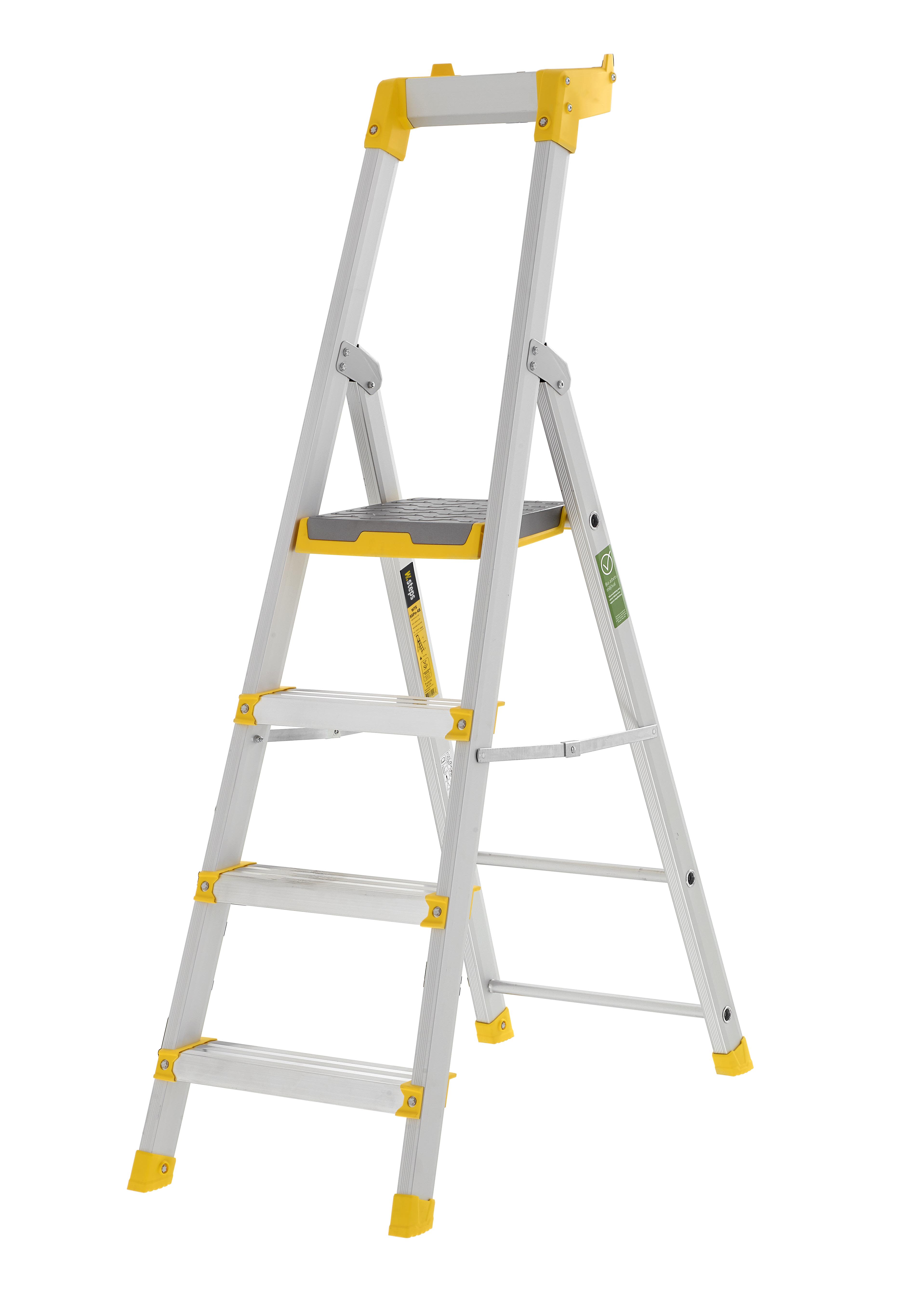 W.steps 55P Trappstege med certifierat aluminium 4-steg