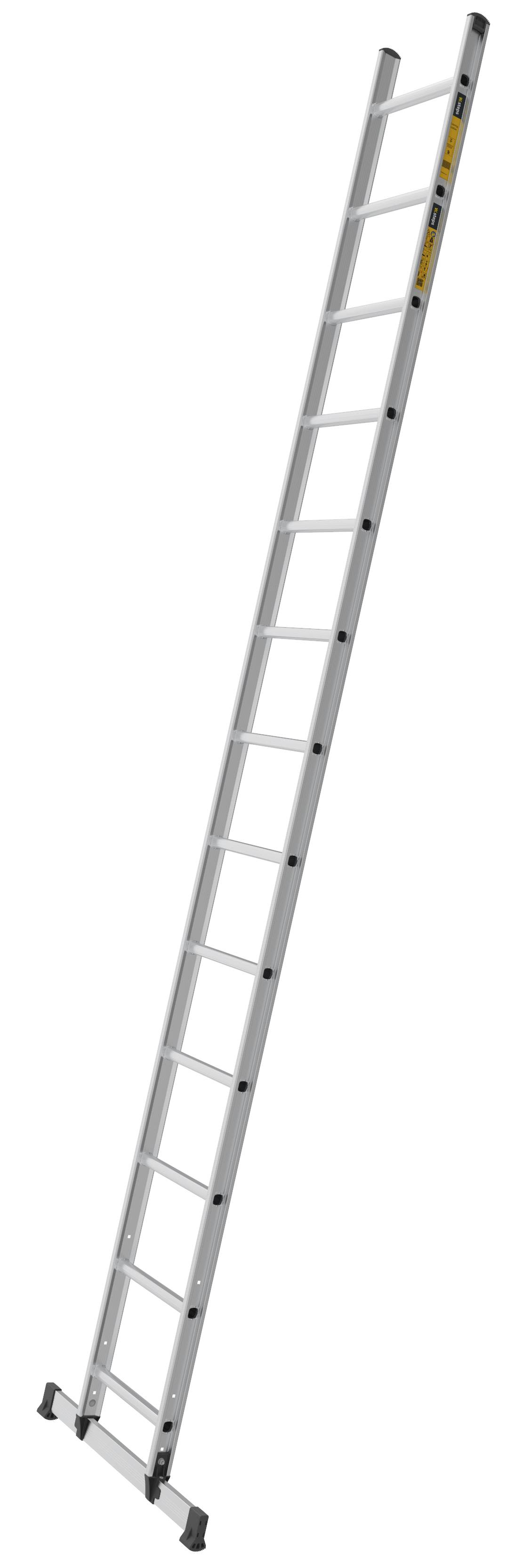 W.steps LBA Enkelstege 13 steg, 4000 mm