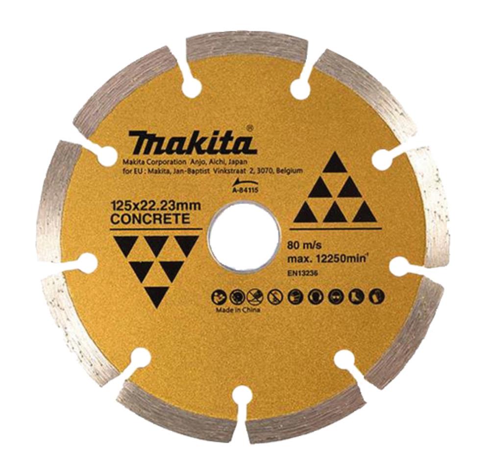 Makita A-84115 Diamantklinga 125x22,23 mm, torr, betong