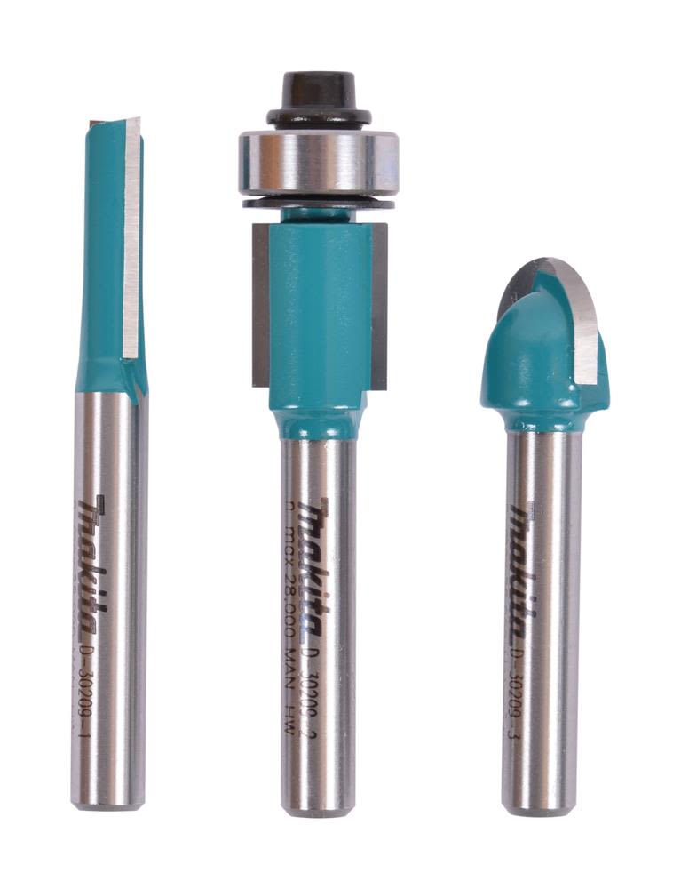 Makita D-30209 Frässet 3 delar