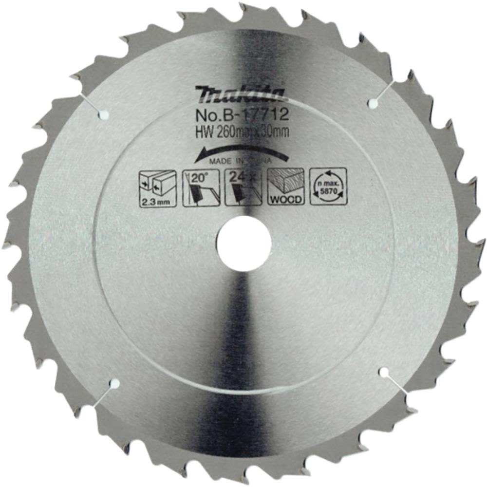 Makita B-17712 Sågklinga trä, 260x30x2,3 mm