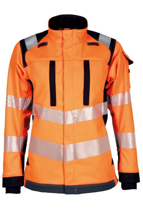 Tranemo 5219-95 Softshelljacka varsel, orange, flamskydd S