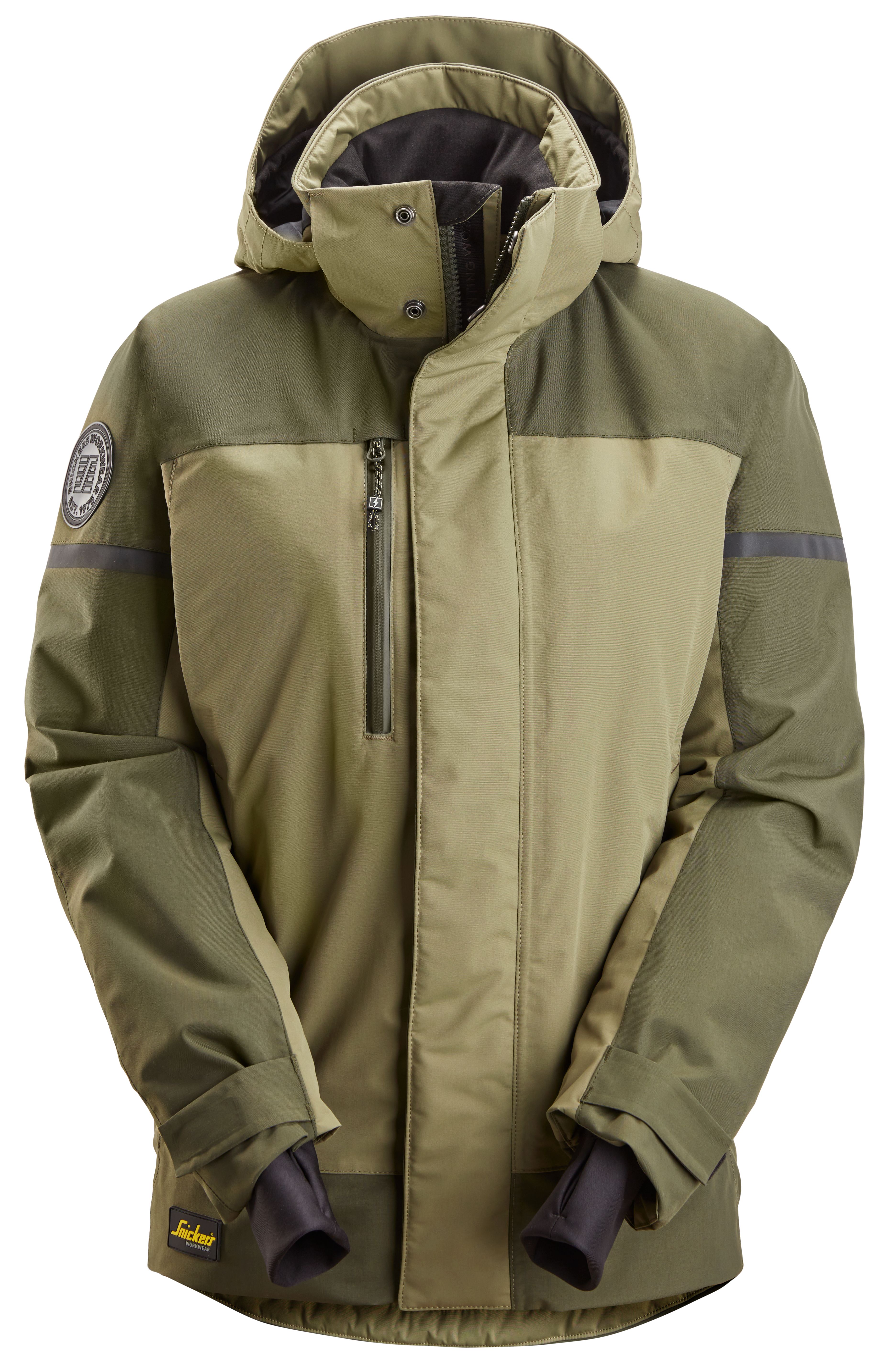 Snickers Workwear 1177-3135 Vinterjakke khaki grønn XS