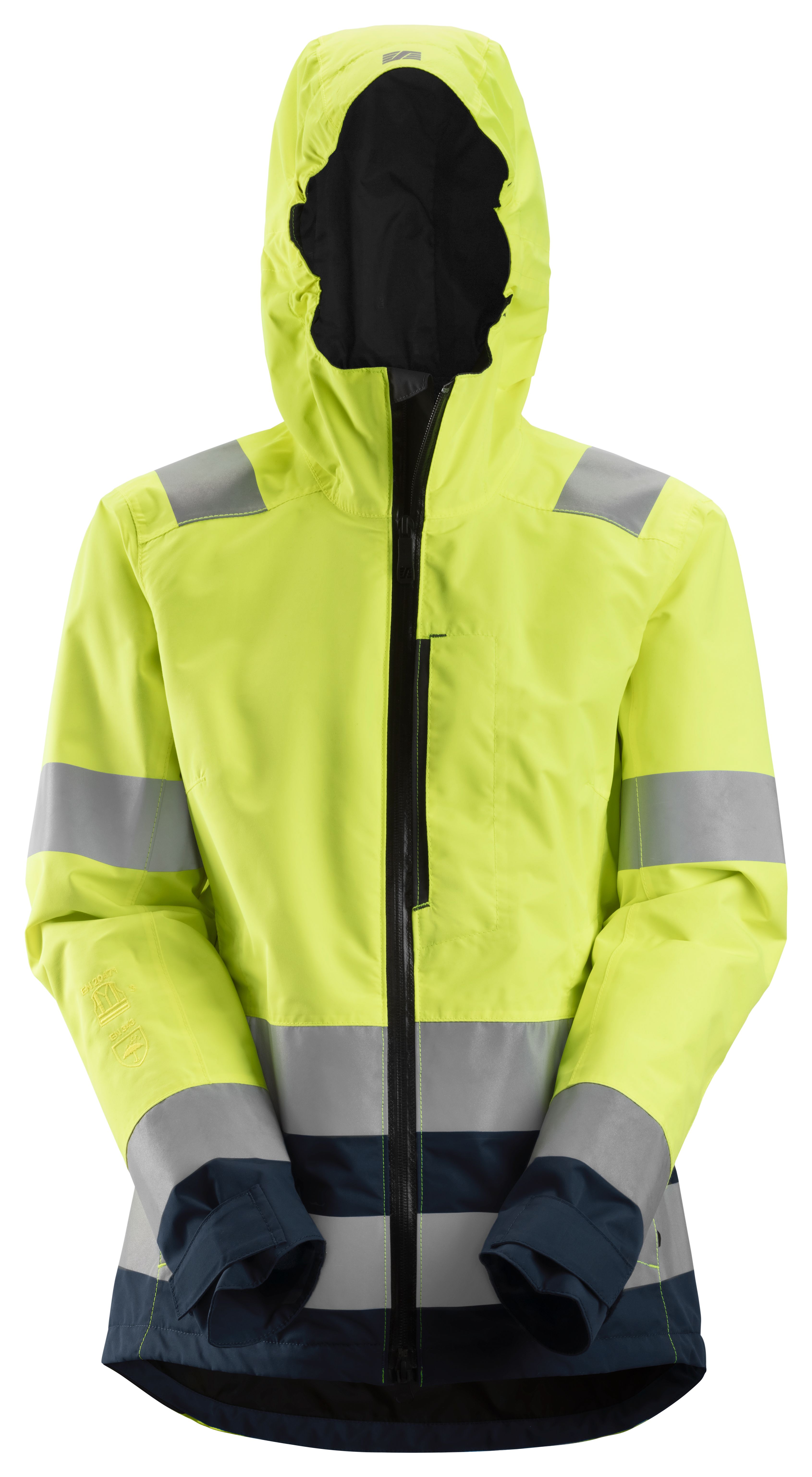 Snickers Workwear 1347 Skalljakke gul/varsel XL