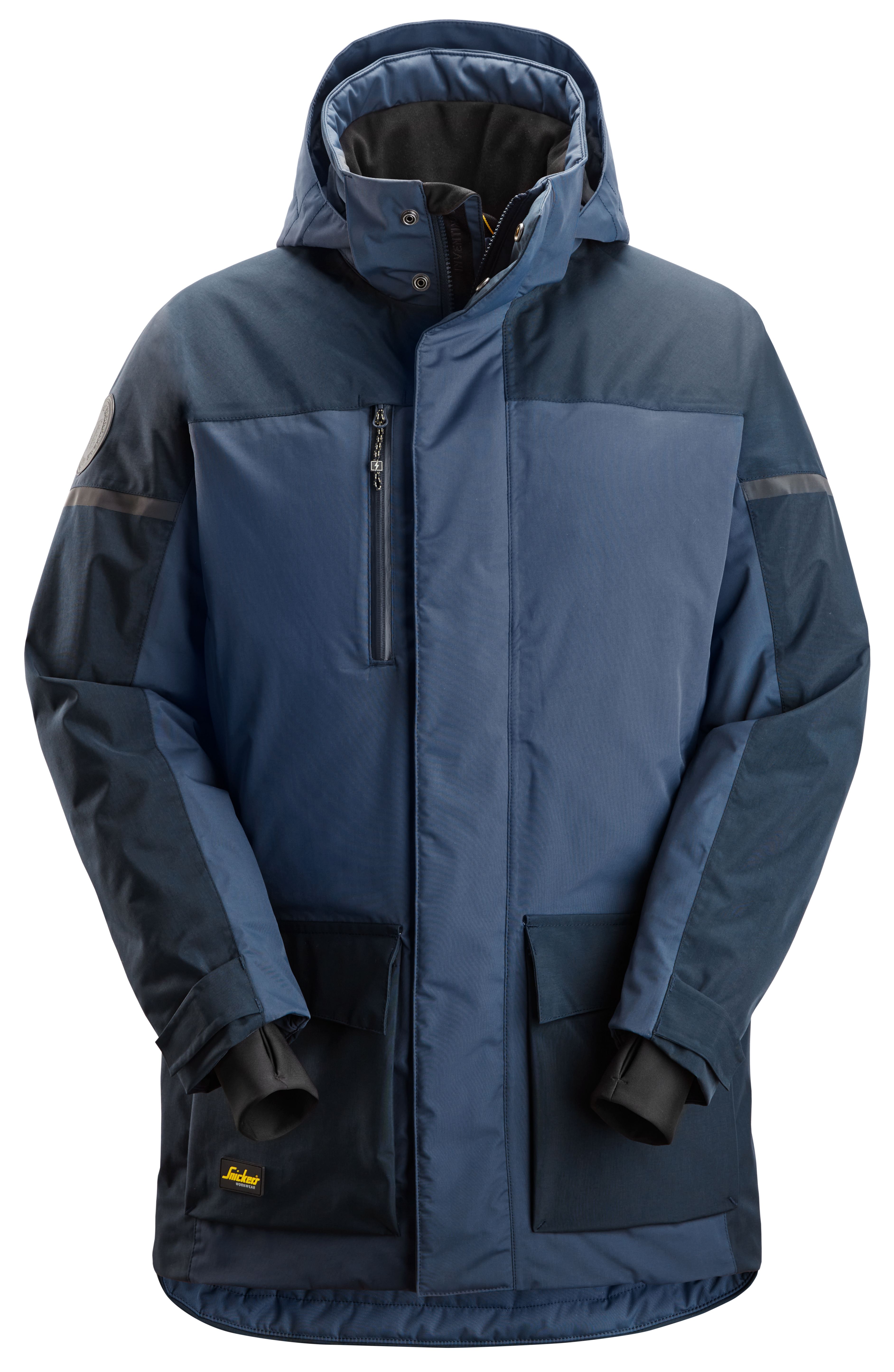 Snickers Workwear 1801 Vinterparkas marine XL