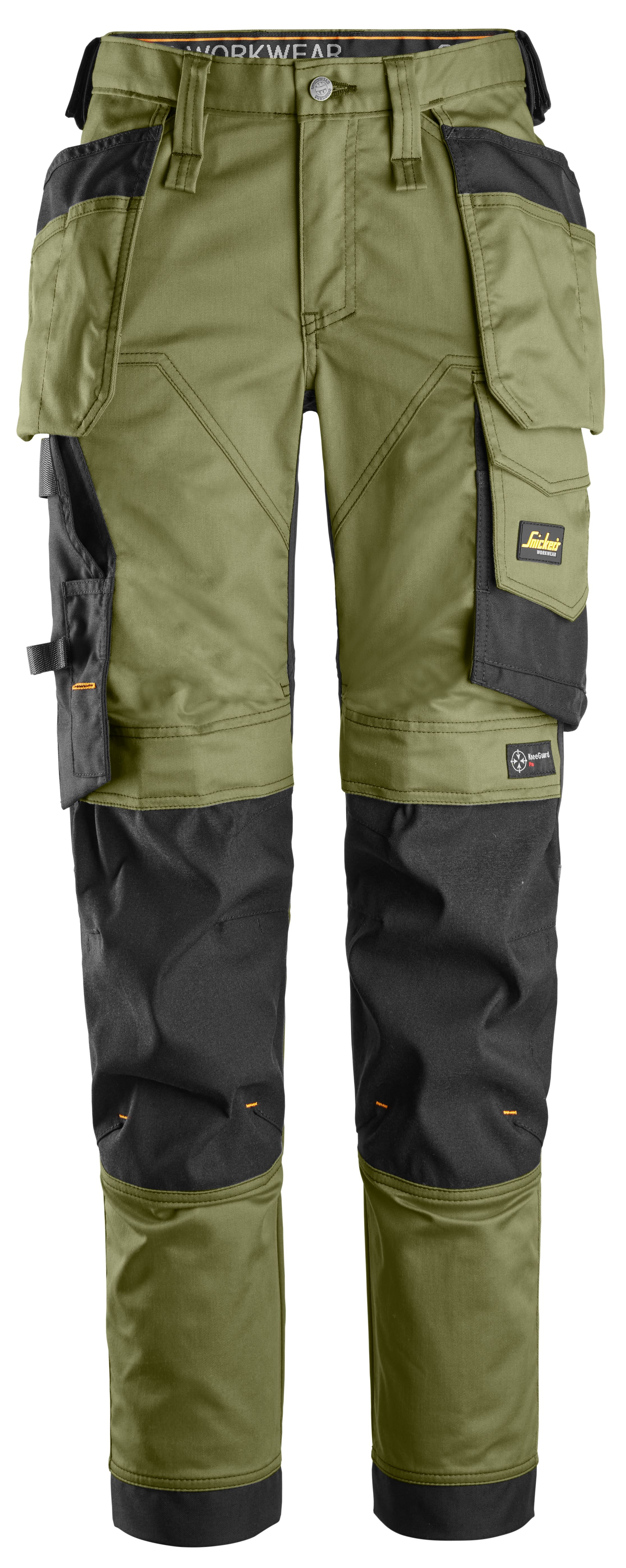 Snickers Workwear 6247-3104 Arbeidsbukse khaki grønn/svart 18