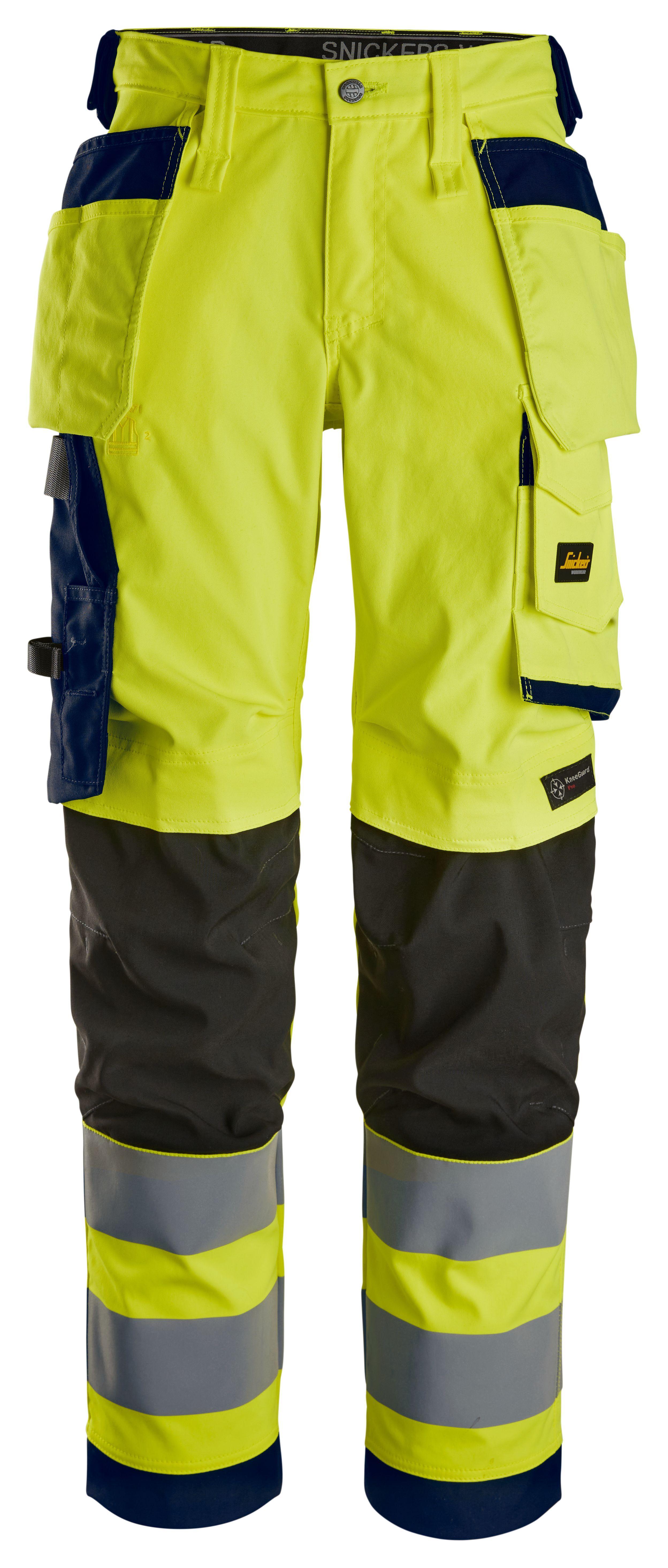 Snickers Workwear 6743 Arbeidsbukse gul, varsel 88