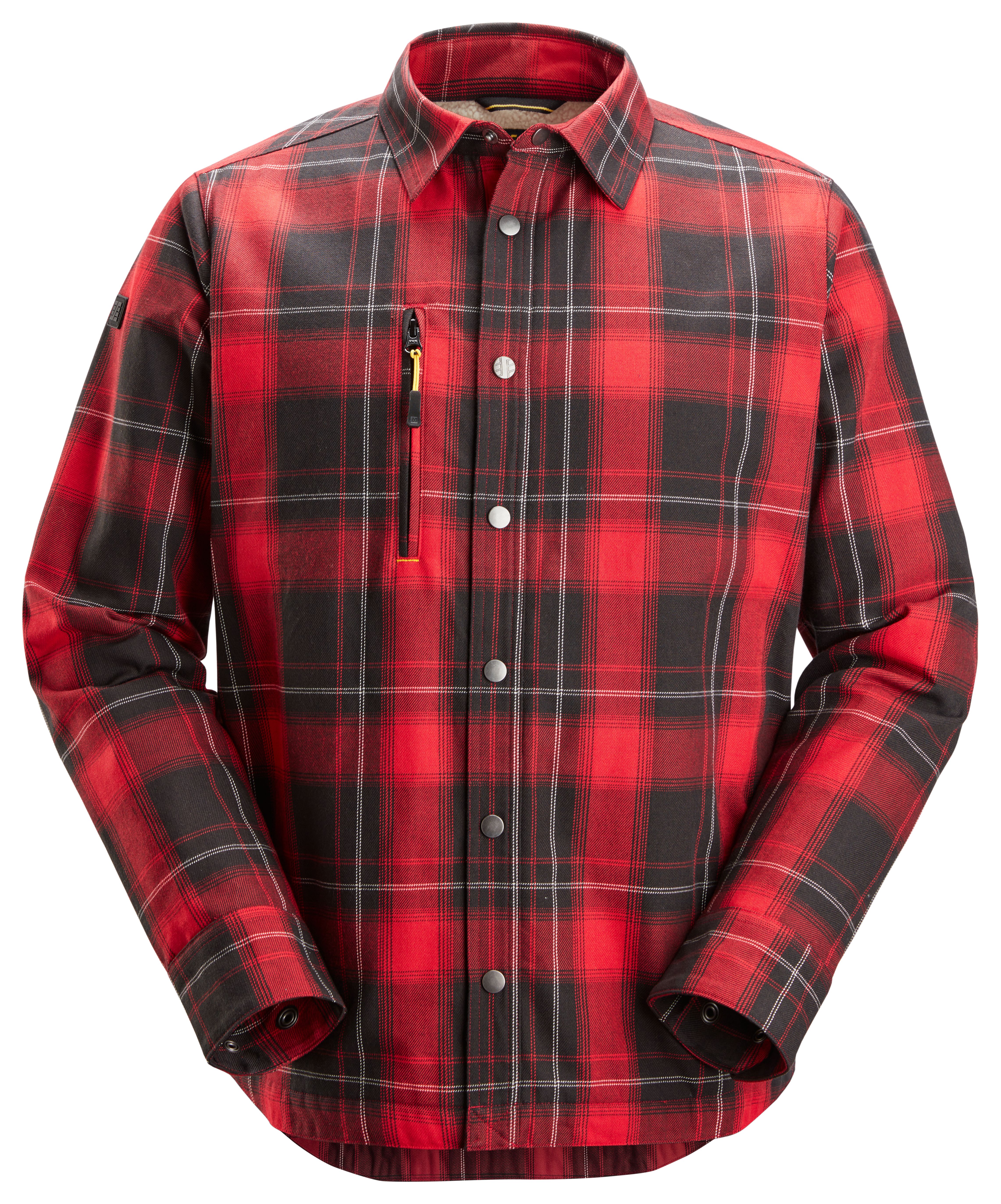Snickers Workwear 8522-1604 Skjorta röd/svart XL