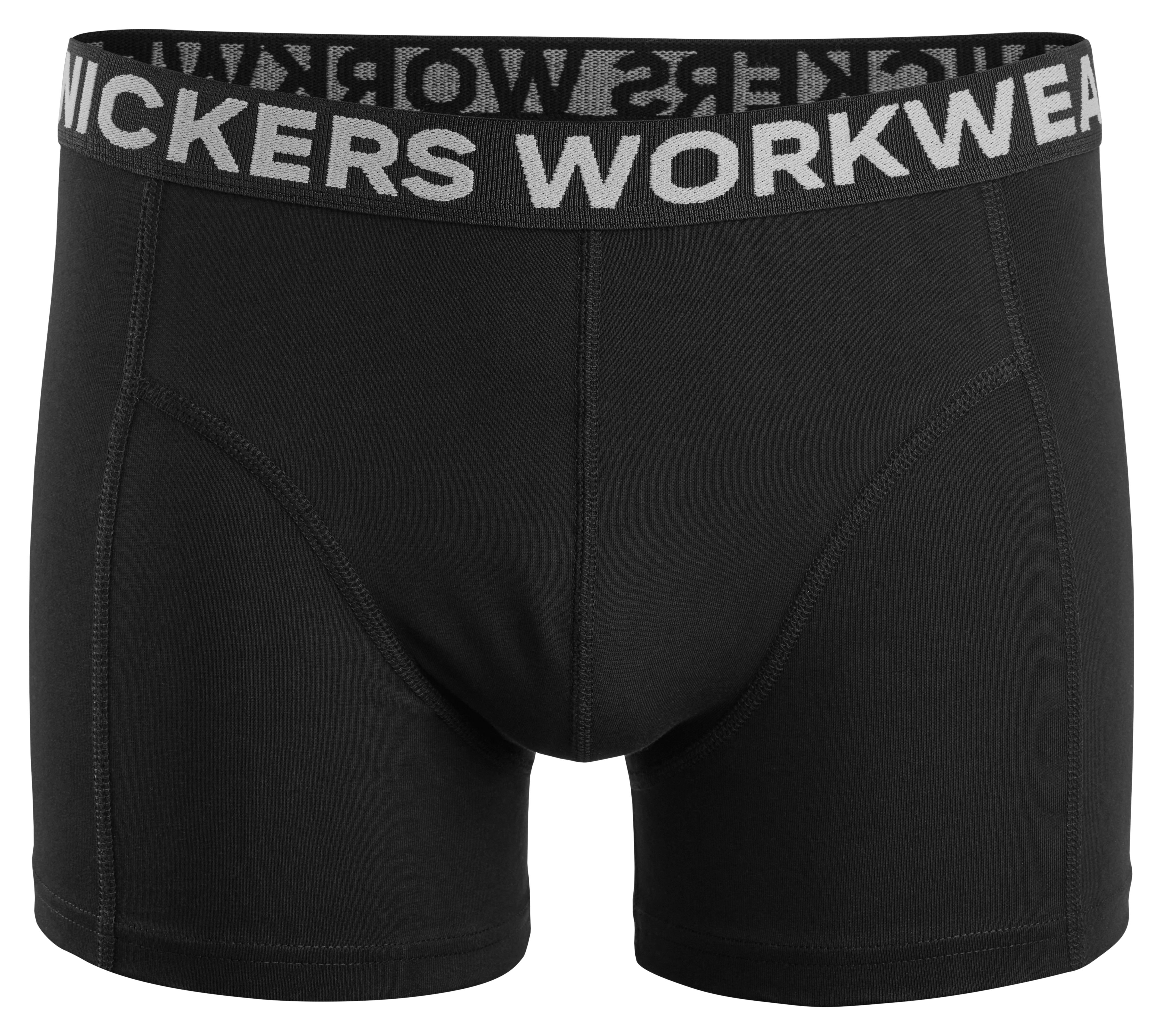Snickers Workwear 9436-0400 Kalsong svart, 2-pack M