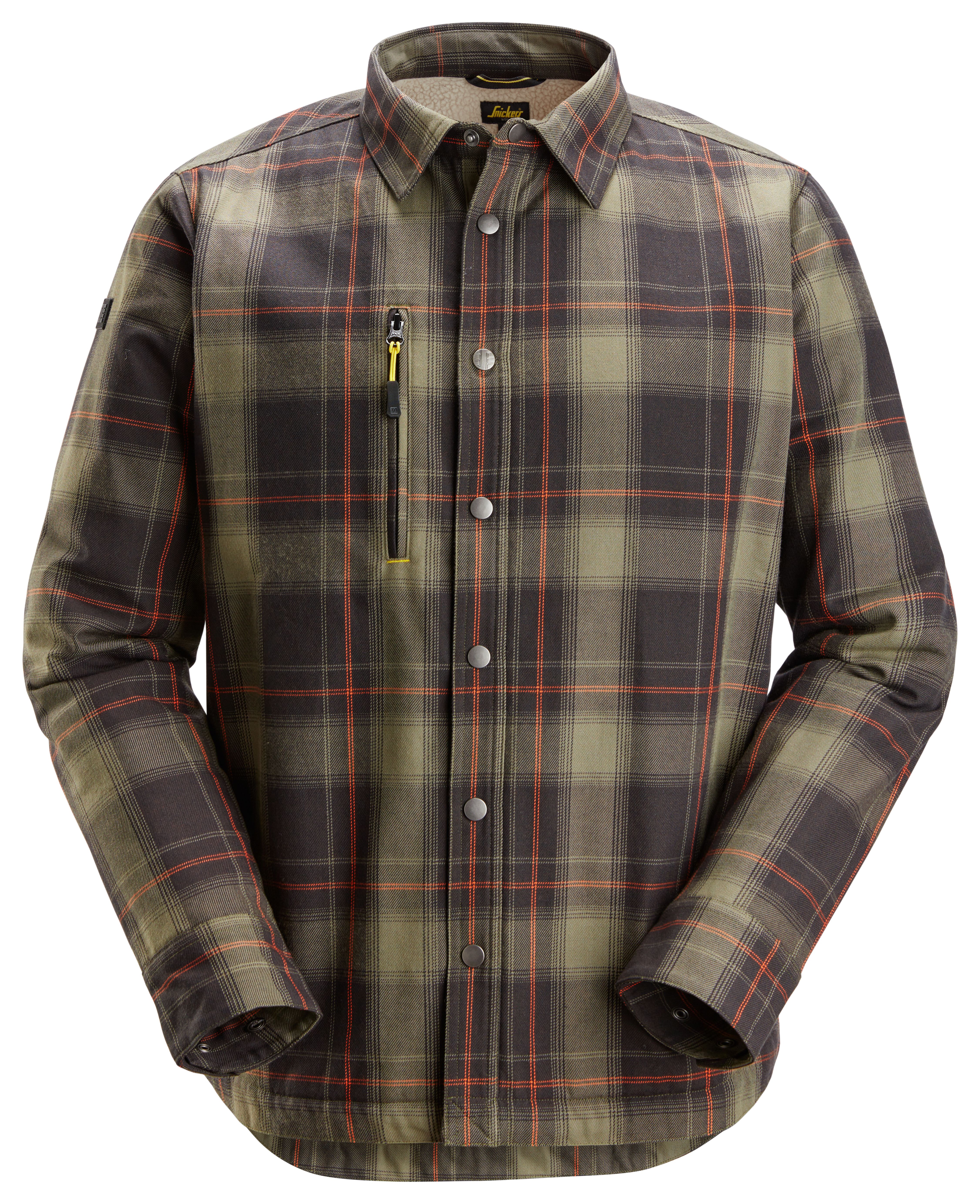 Snickers Workwear 8522-3104 Paita khakinvihreä/musta L