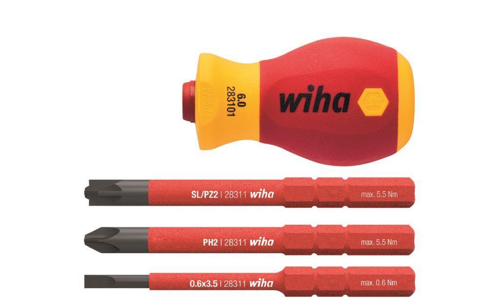 Wiha 41230 Ruuvitaltta sis. 3 slimBit-ohutkärkeä