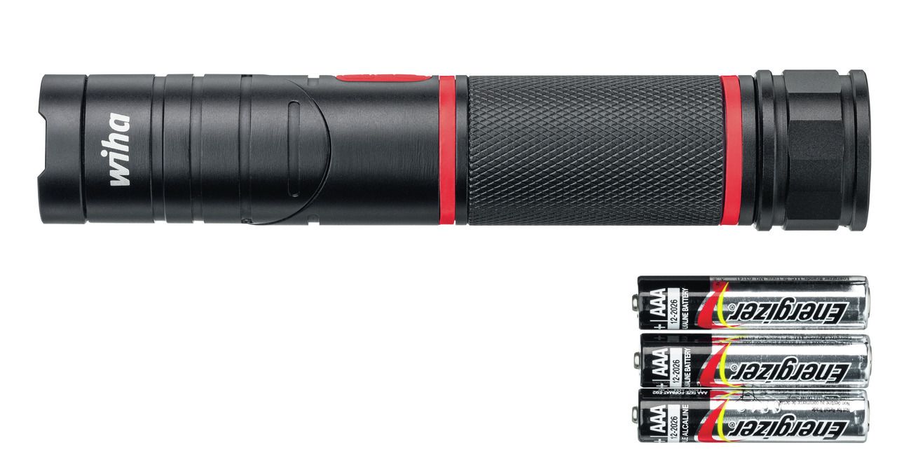 Wiha 41286 Håndlampe med LED, laser og UV-lys