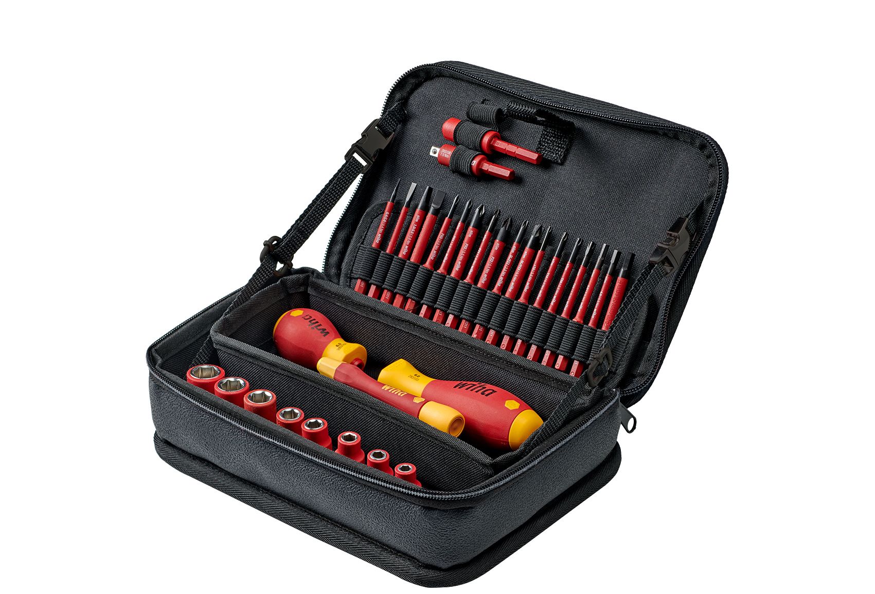 Wiha 43465 Työkalusarja laukulla, 32-os., 1/4", 1000 V