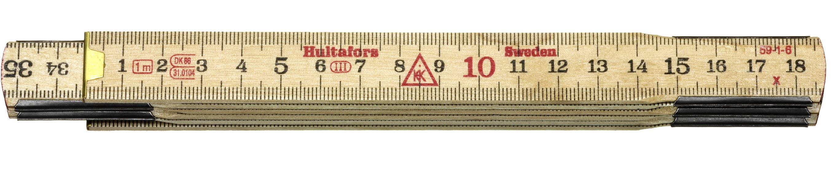 Hultafors 59-1-6 Måttstock 1 m