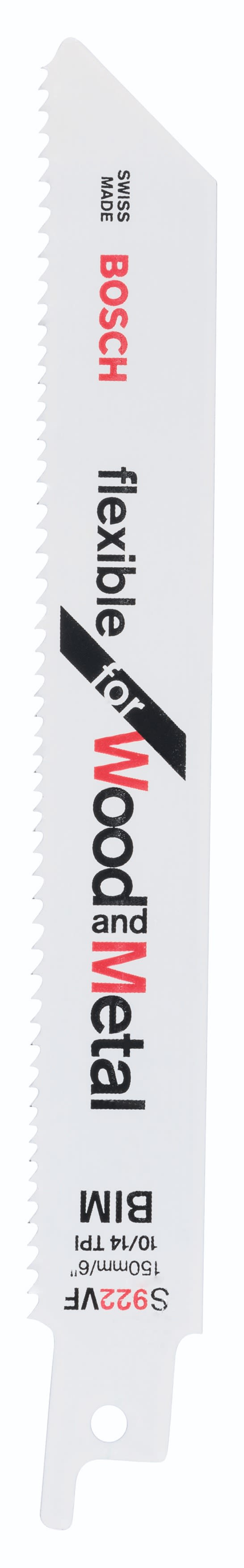 Bosch 2608656017 Tigersågblad 2,6 mm, 5-pack, 8/2
