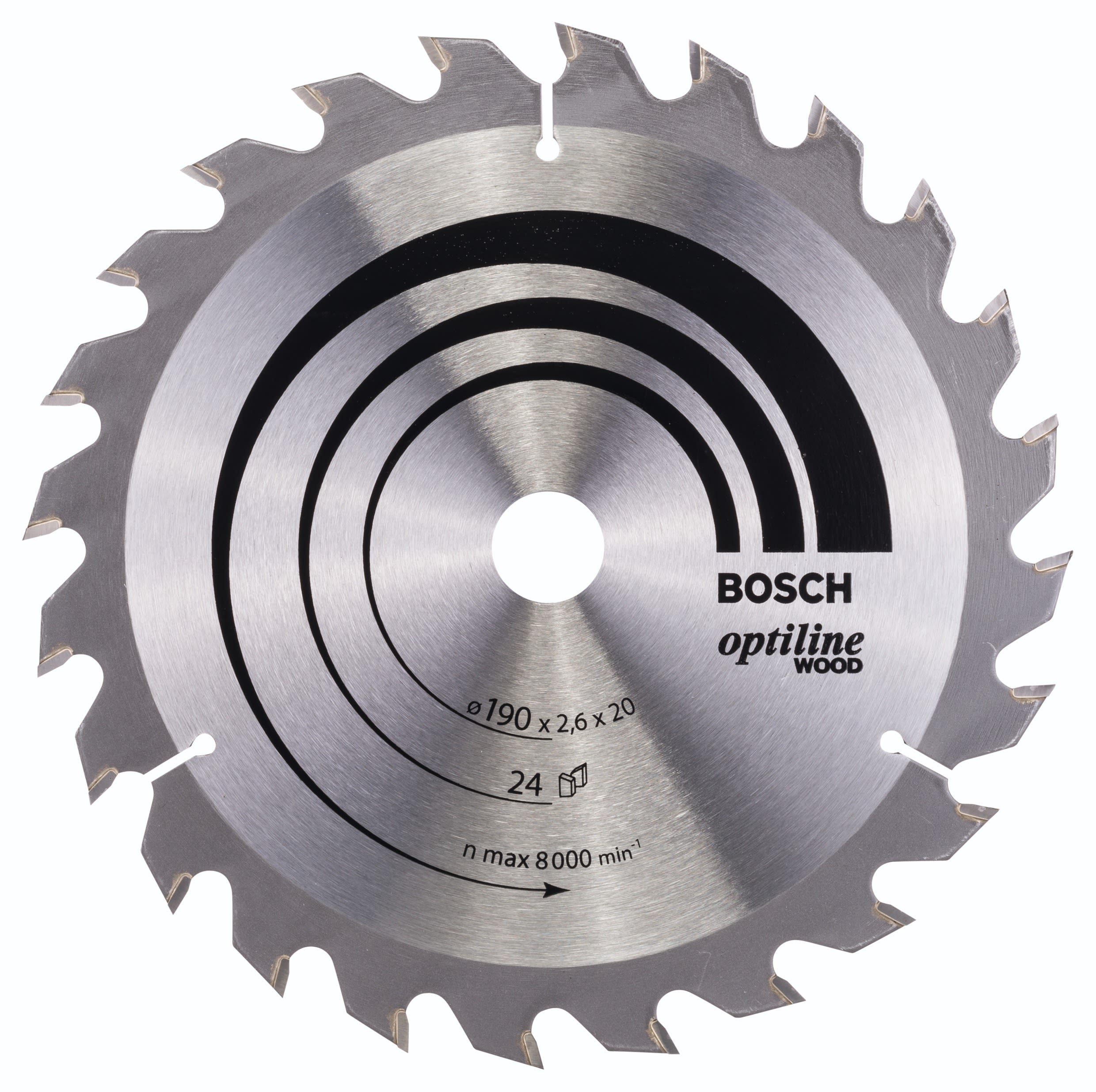 Bosch PRO Wood 2608640612 Cirkelsågklinga 190x20 mm, T24