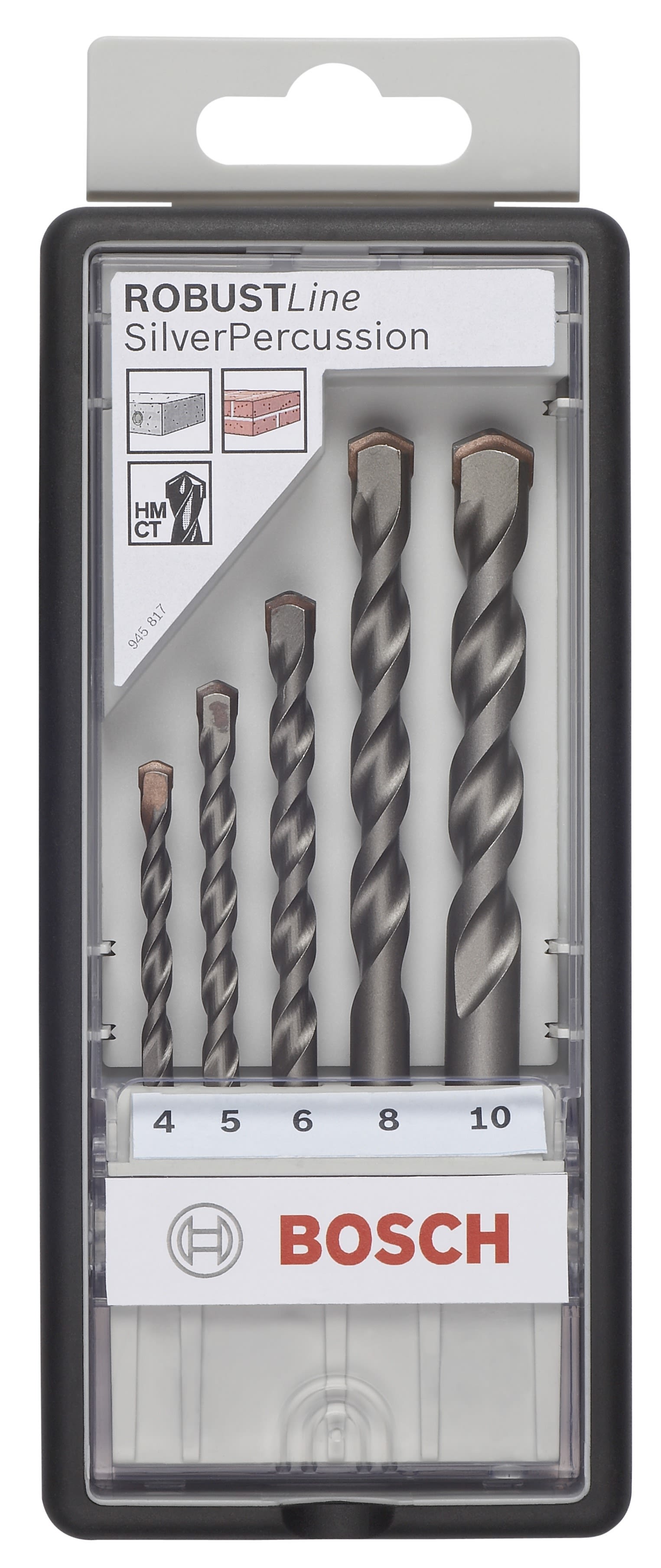 Bosch Robust Line CYL 3 2607010524 Betongborrsats 5 delar, 4–10 mm