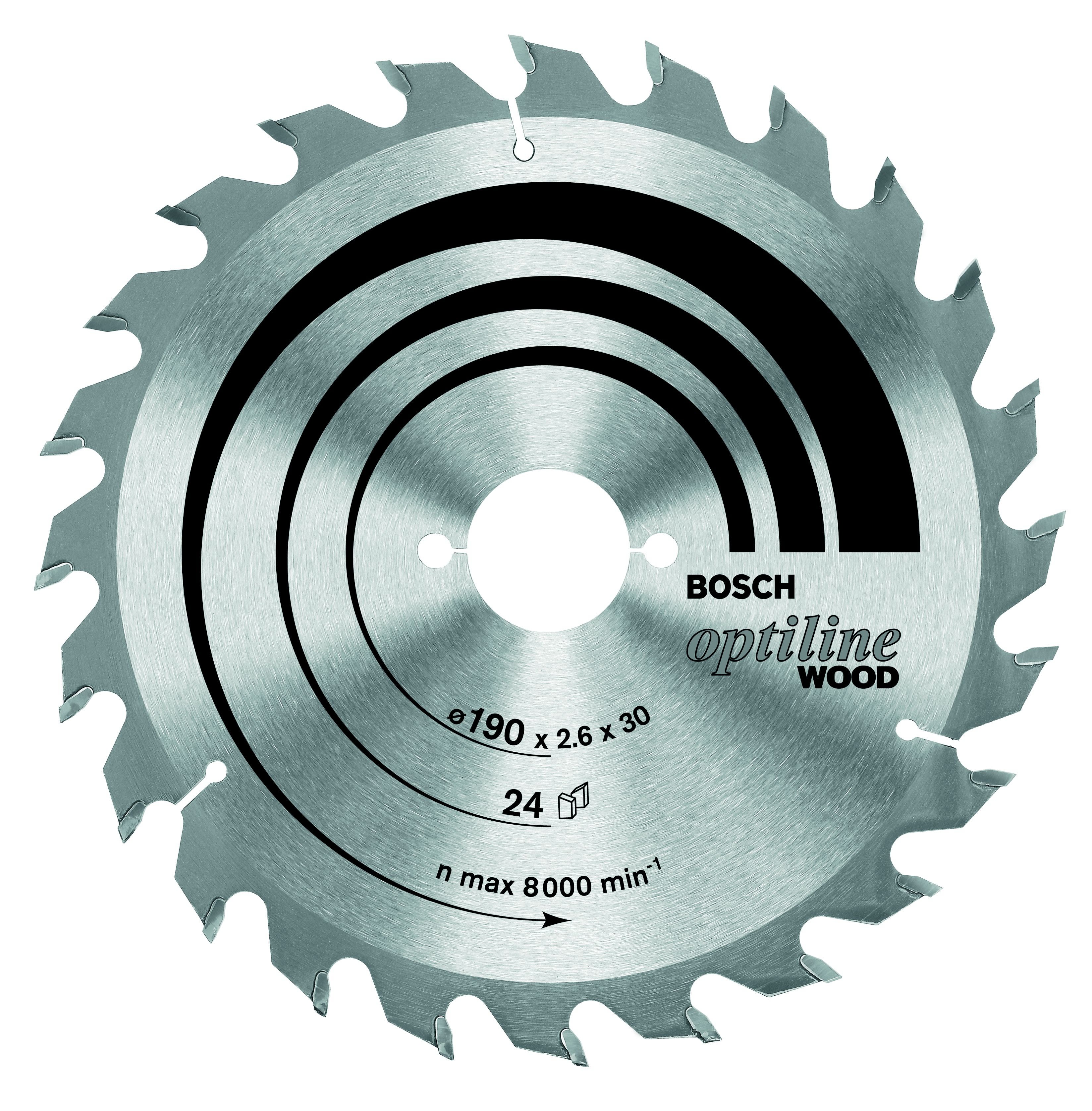 Bosch Optiline Wood Cirkelsågklinga 20 mm