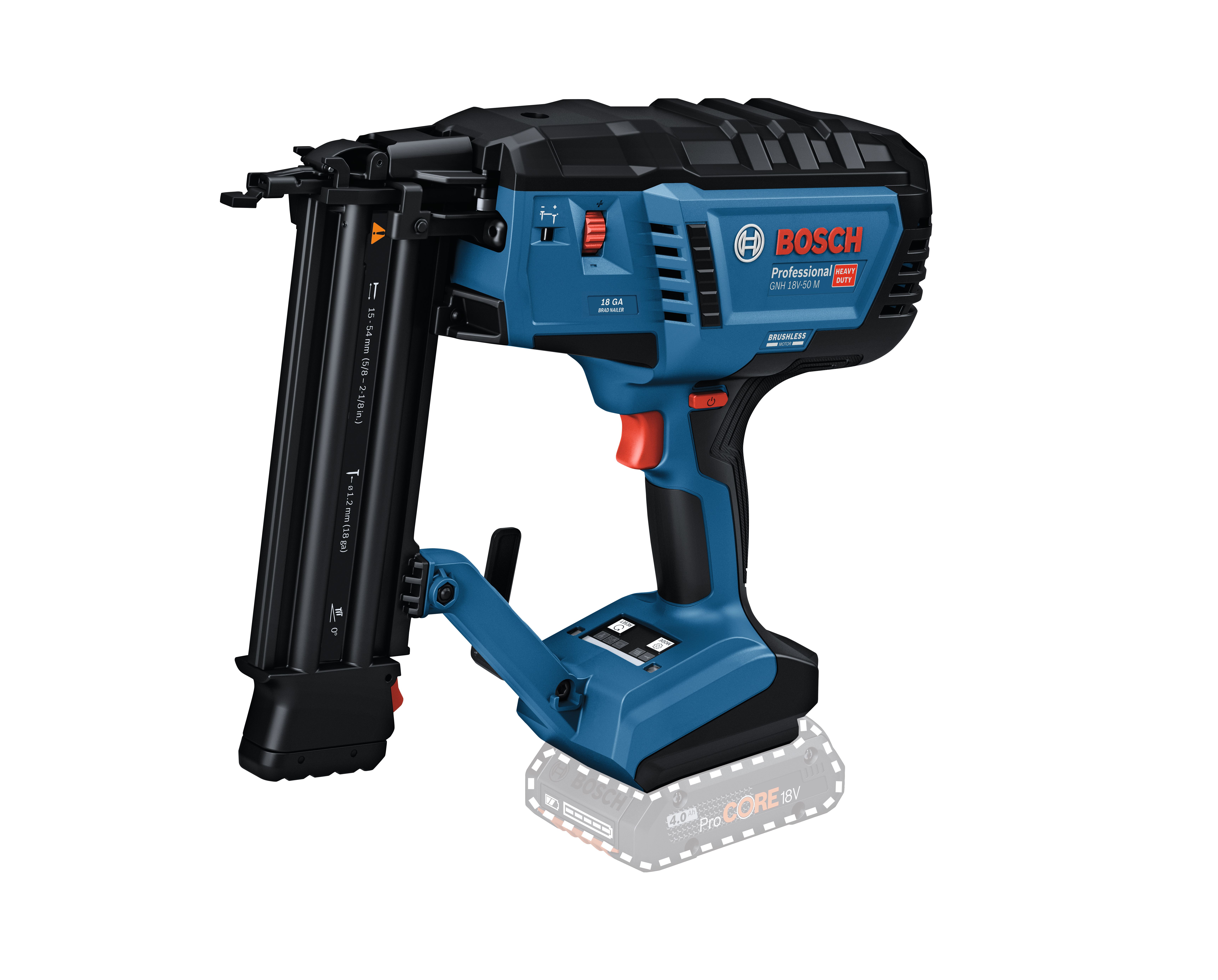 Bosch GNH 18V 50 M Dyckertpistol utan batteri och laddare 601482400