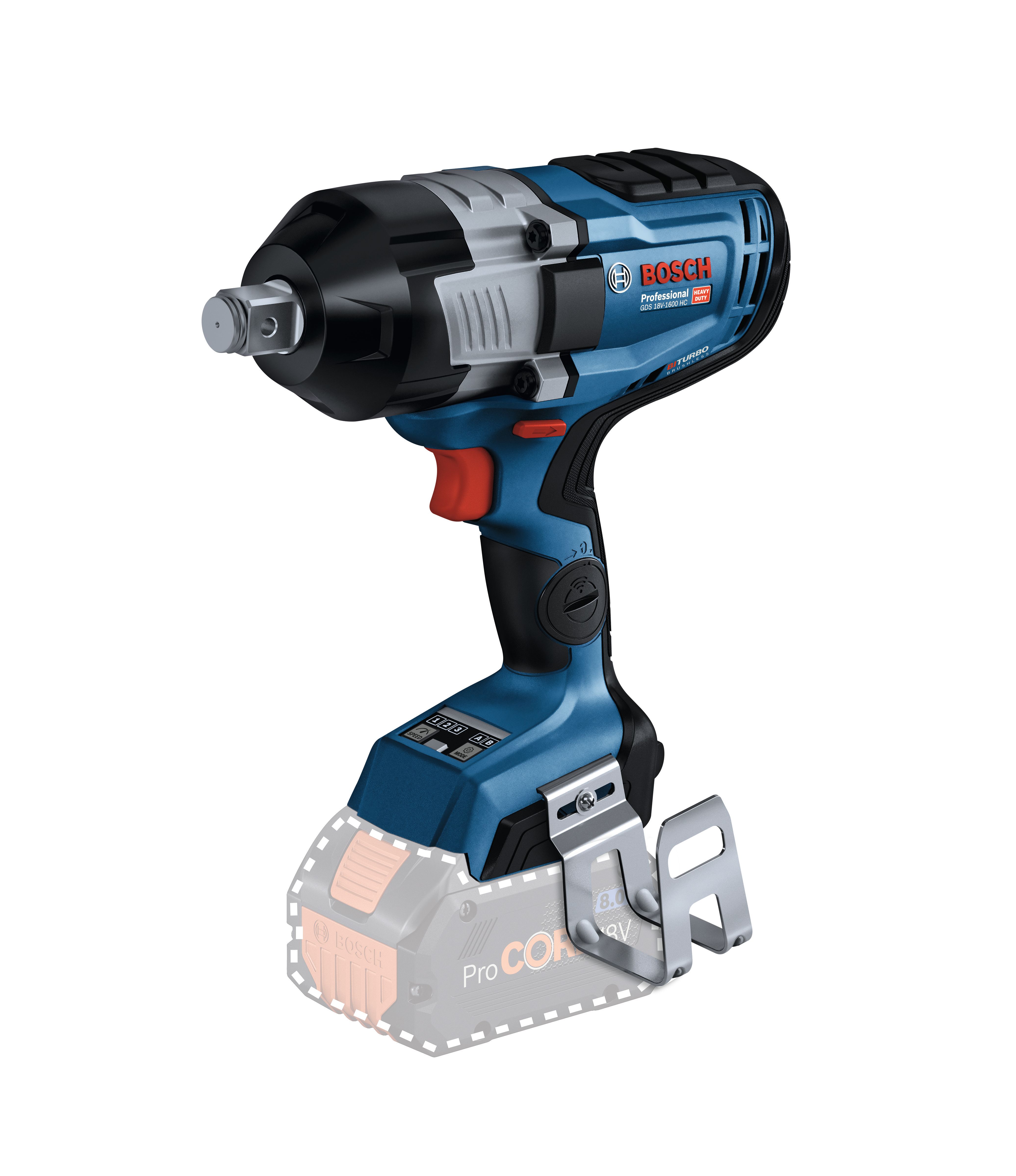 Bosch GDS 18V-1600 HC Akkuiskumutterinväännin ilman akkua ja laturia