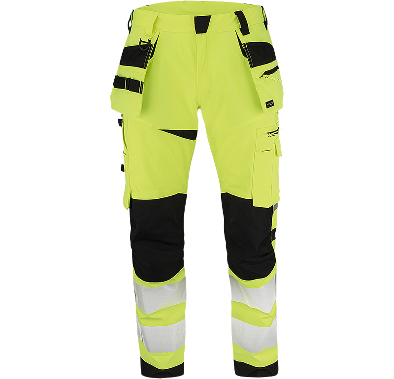 Texstar FP53120991220 Arbeidsbukse Hi-Vis gul/svart Hi-Vis gul/svart