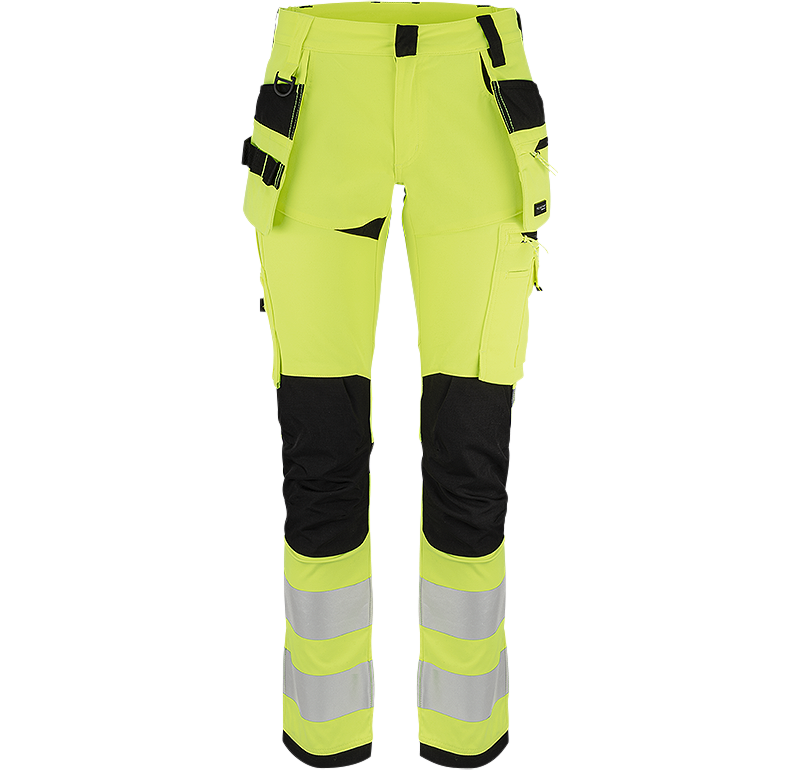 Texstar WP53120991200 Arbeidsbukse Hi-Vis gul/svart Hi-Vis gul/svart
