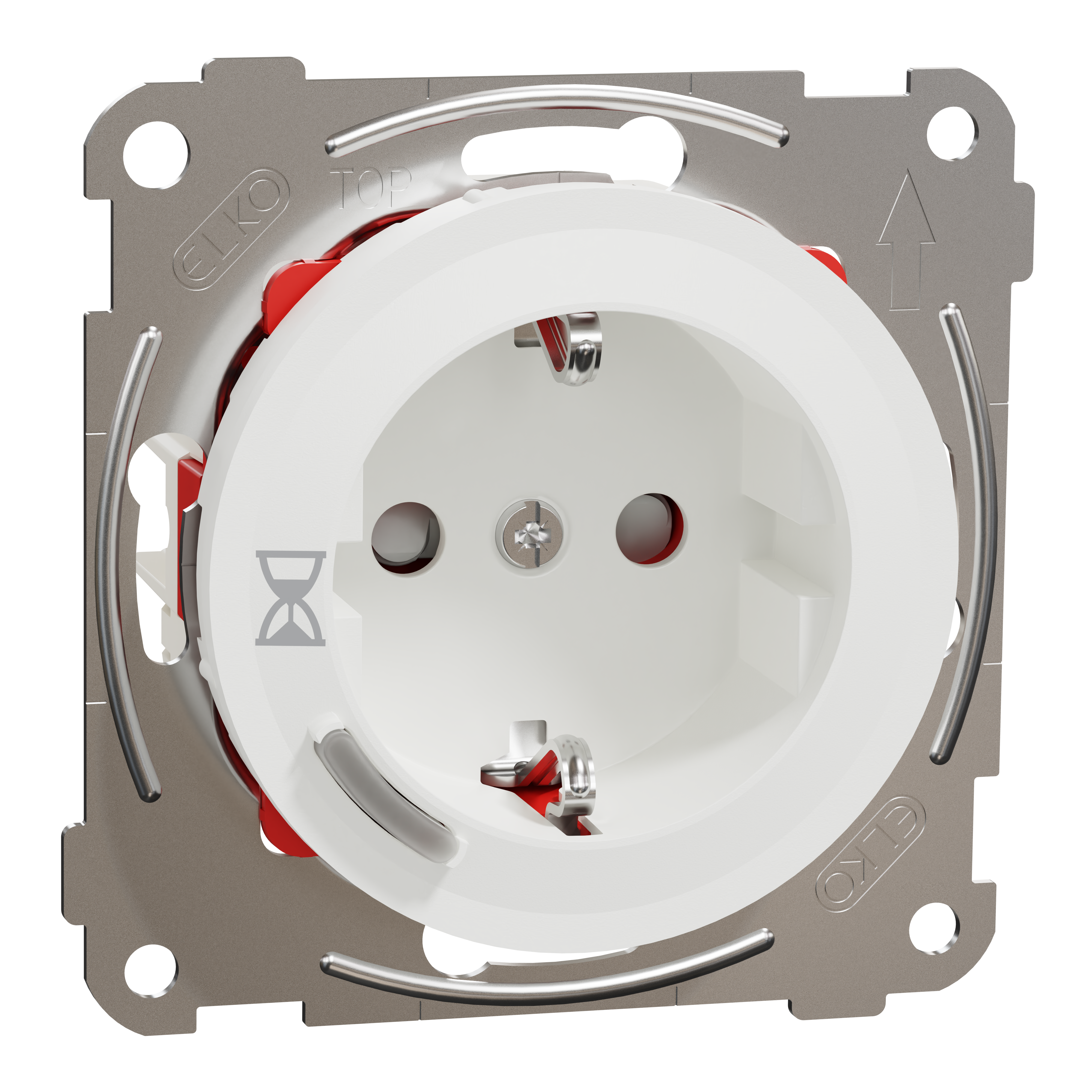 Elko EKO50111 Timeruttag 1-pol 16 A, skruvanslutning Renvit