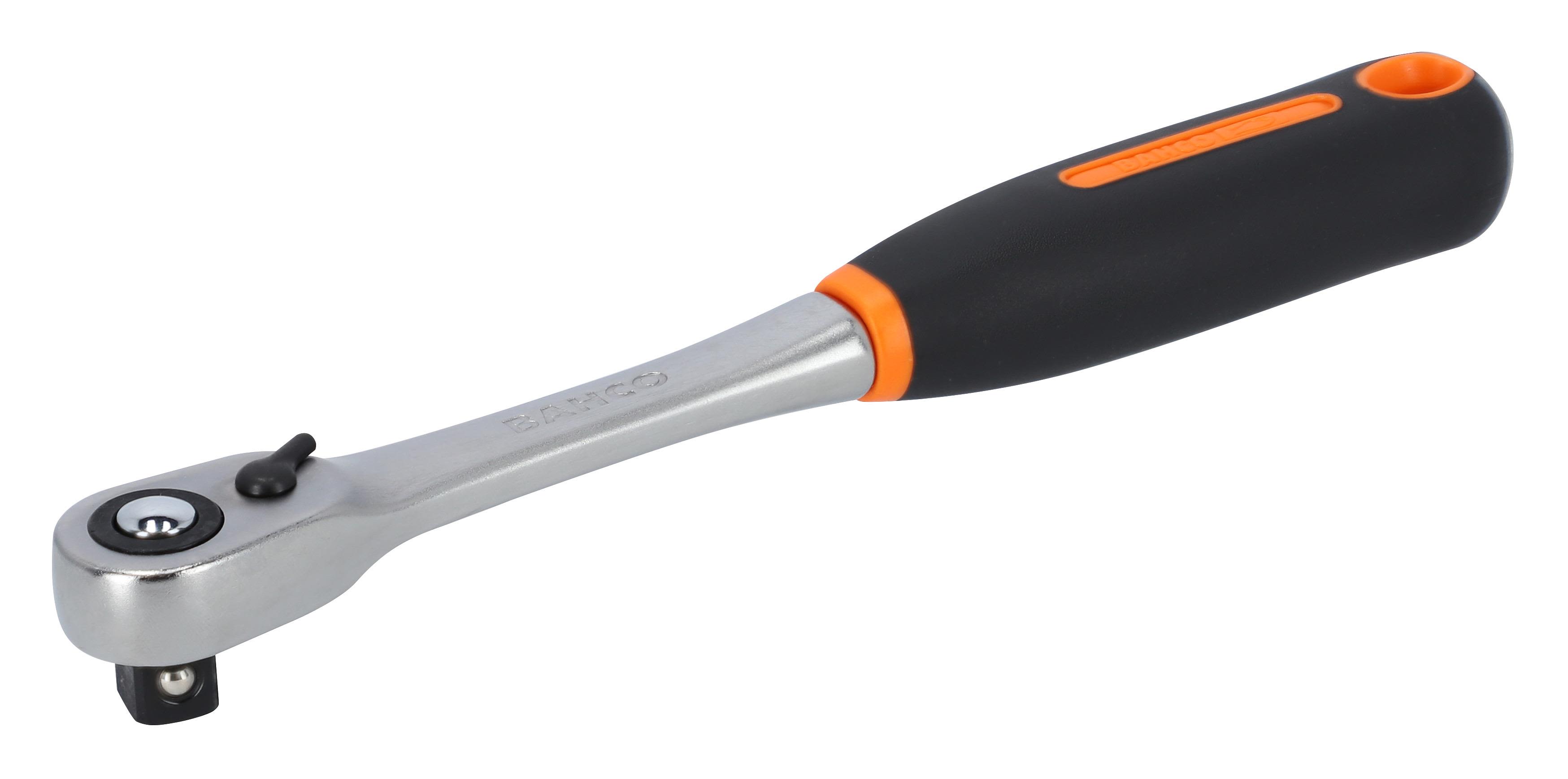 Bahco 8150SL Skrallehåndtak 1/2", smalt hode, 72T