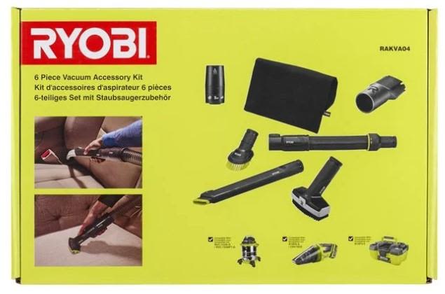 Ryobi RAKVA04 Dammsugarkit 6 delar