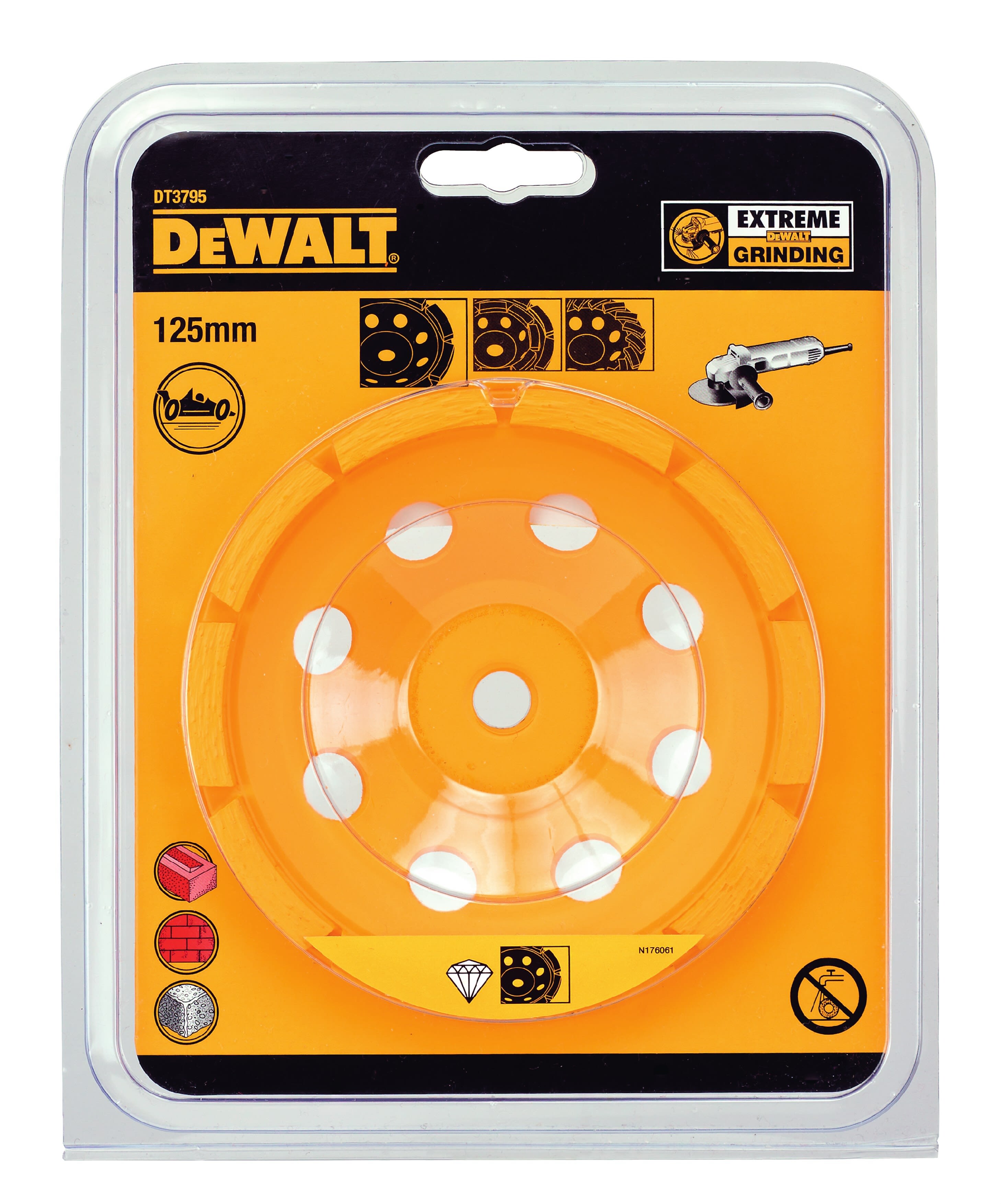 Dewalt DT3795-QZ Slipkopp 125 mm, enkel