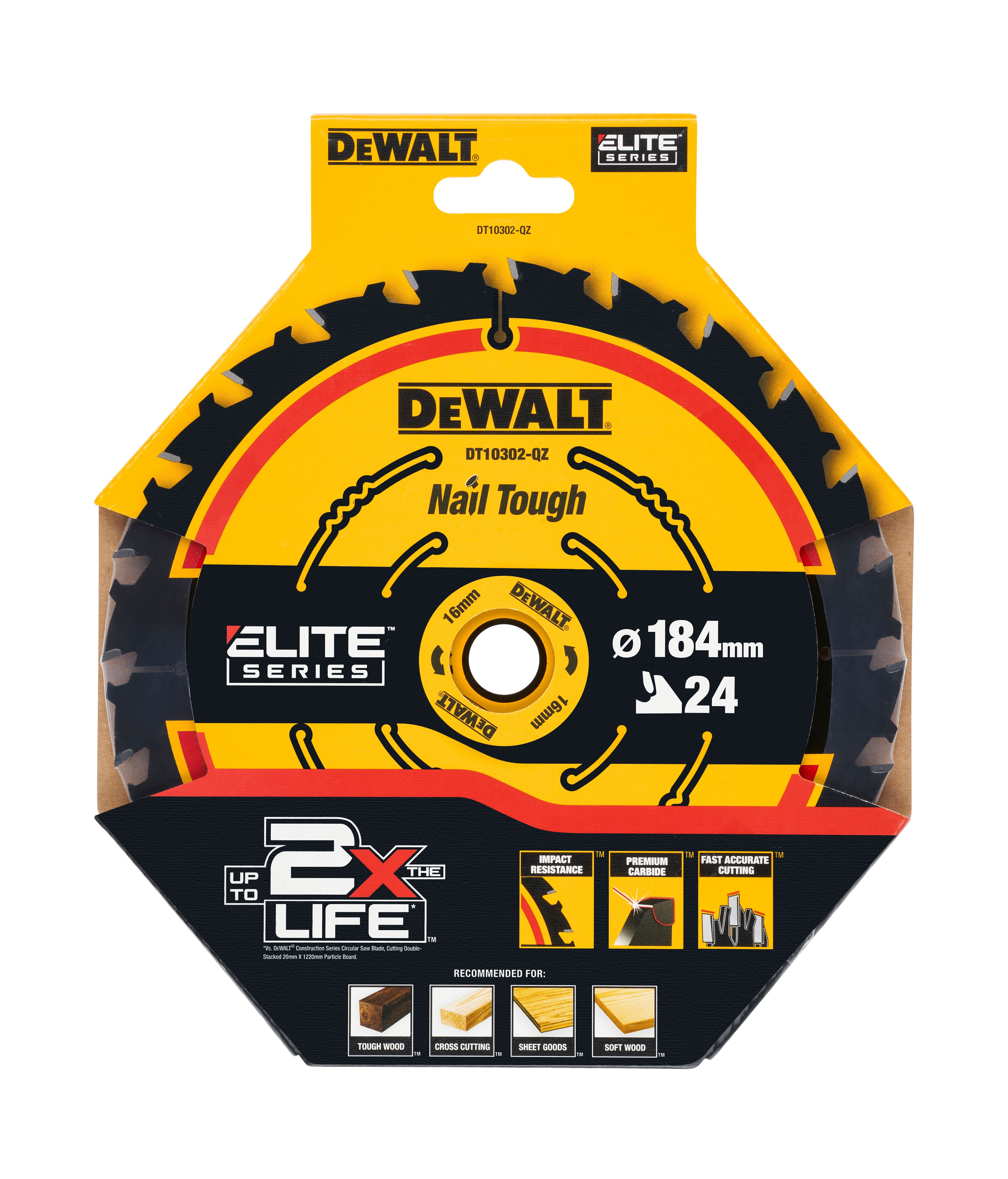 Dewalt DT10302 Sirkelsagblad 24T