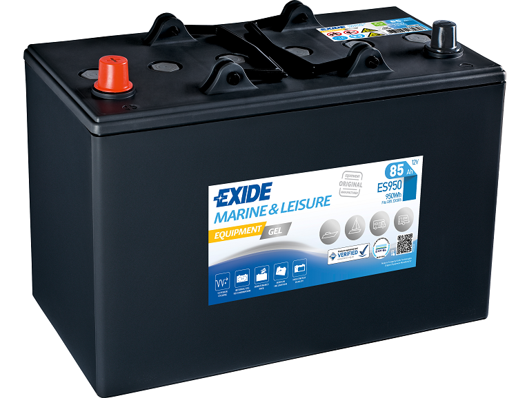 Exide ES950M Förbrukningsbatteri 12V, 85 Ah