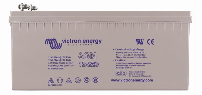 Victron Energy BAT412201084M Förbrukningsbatteri 12V, 220 Ah
