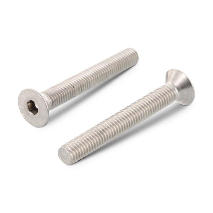 Schäfer & Peters 106424512 Sexkanthålsskruv M5, 500-pack, MF6S A4, ISO 10642 M5 x 12 mm